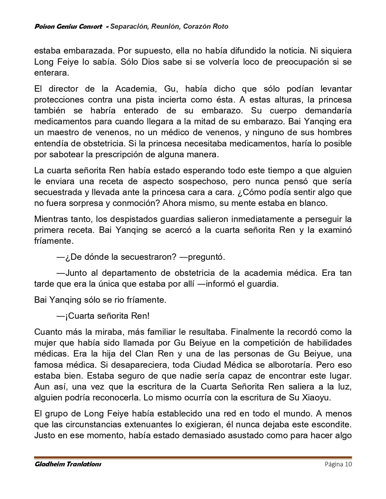 Poison Genious Consort (Novela) - Capítulo 425 - Página 10 - LectorTMOo