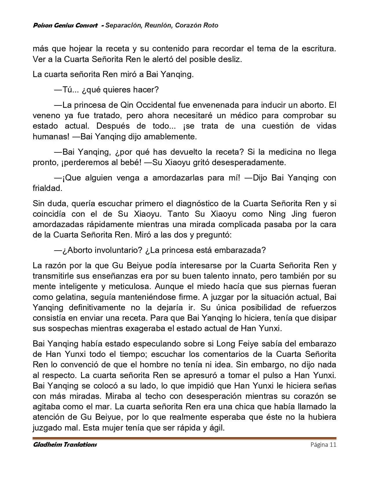 Poison Genious Consort (Novela) - Capítulo 425 - Página 11 - LectorTMOo
