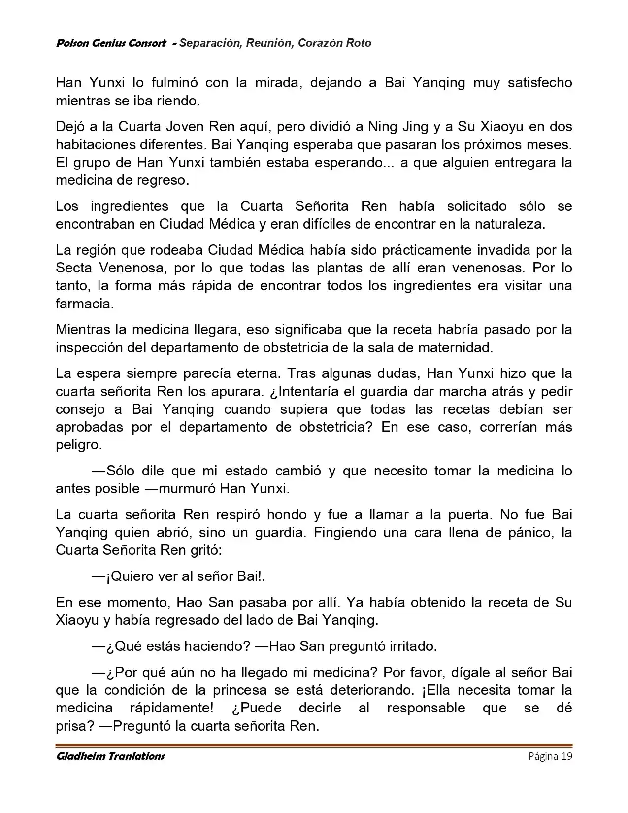 Poison Genious Consort (Novela) - Capítulo 425 - Página 19 - LectorTMOo