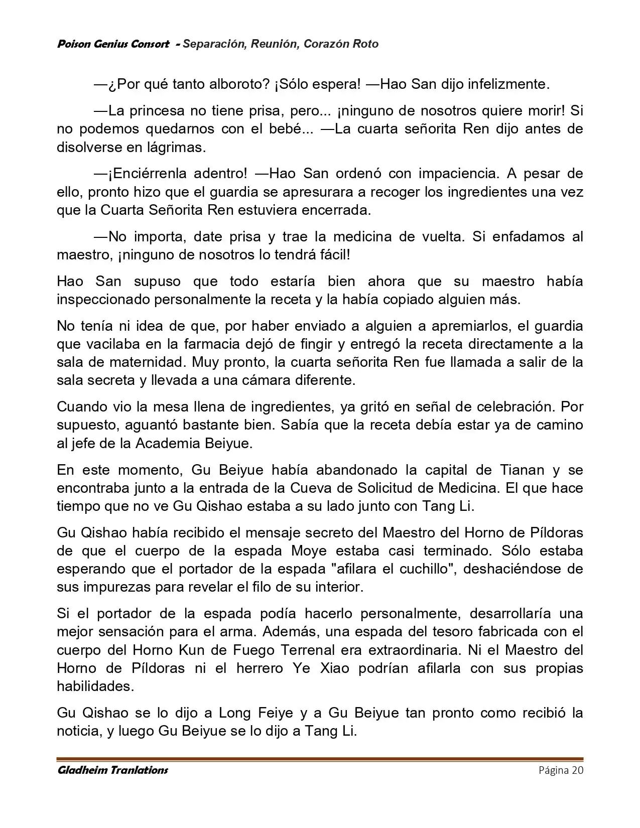Poison Genious Consort (Novela) - Capítulo 425 - Página 20 - LectorTMOo