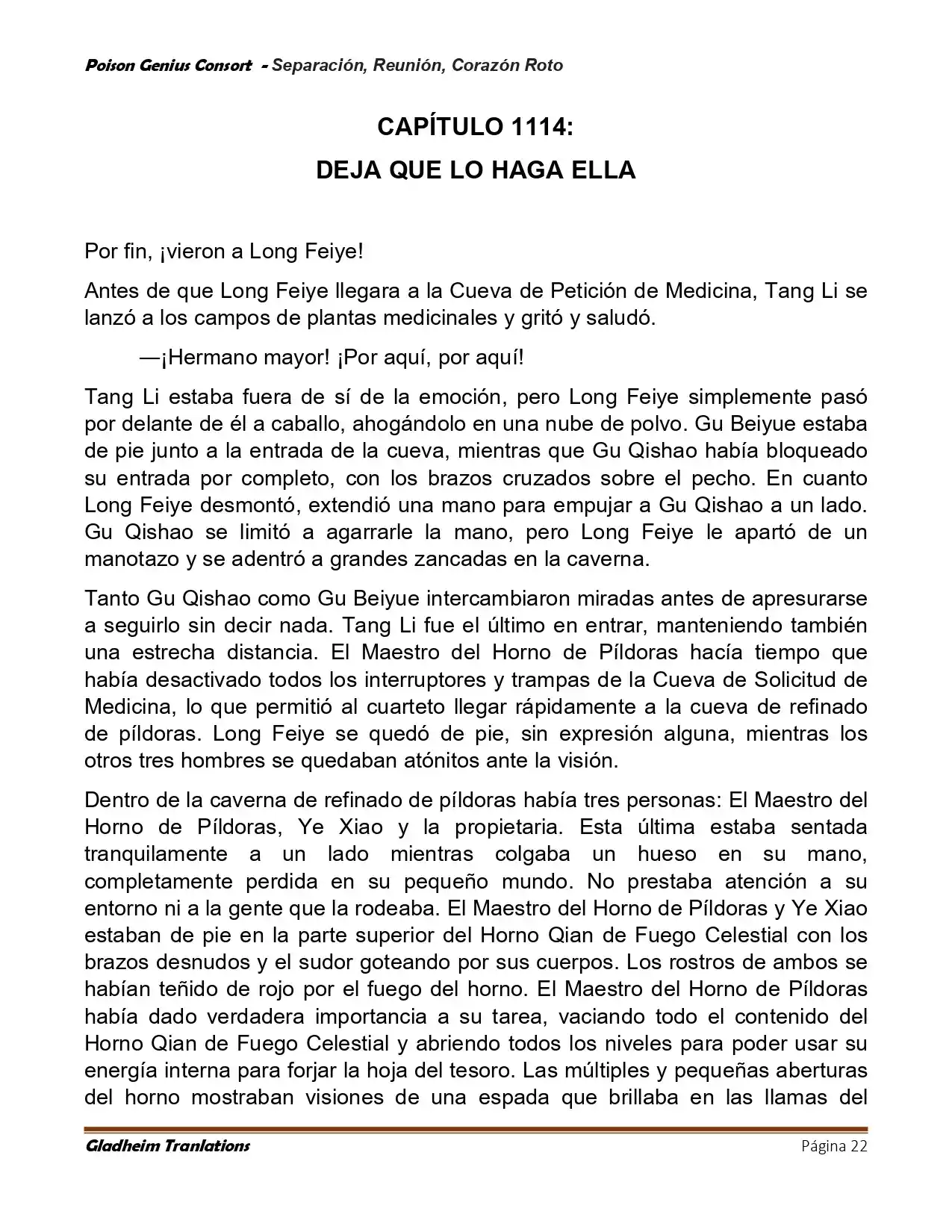 Poison Genious Consort (Novela) - Capítulo 425 - Página 22 - LectorTMOo