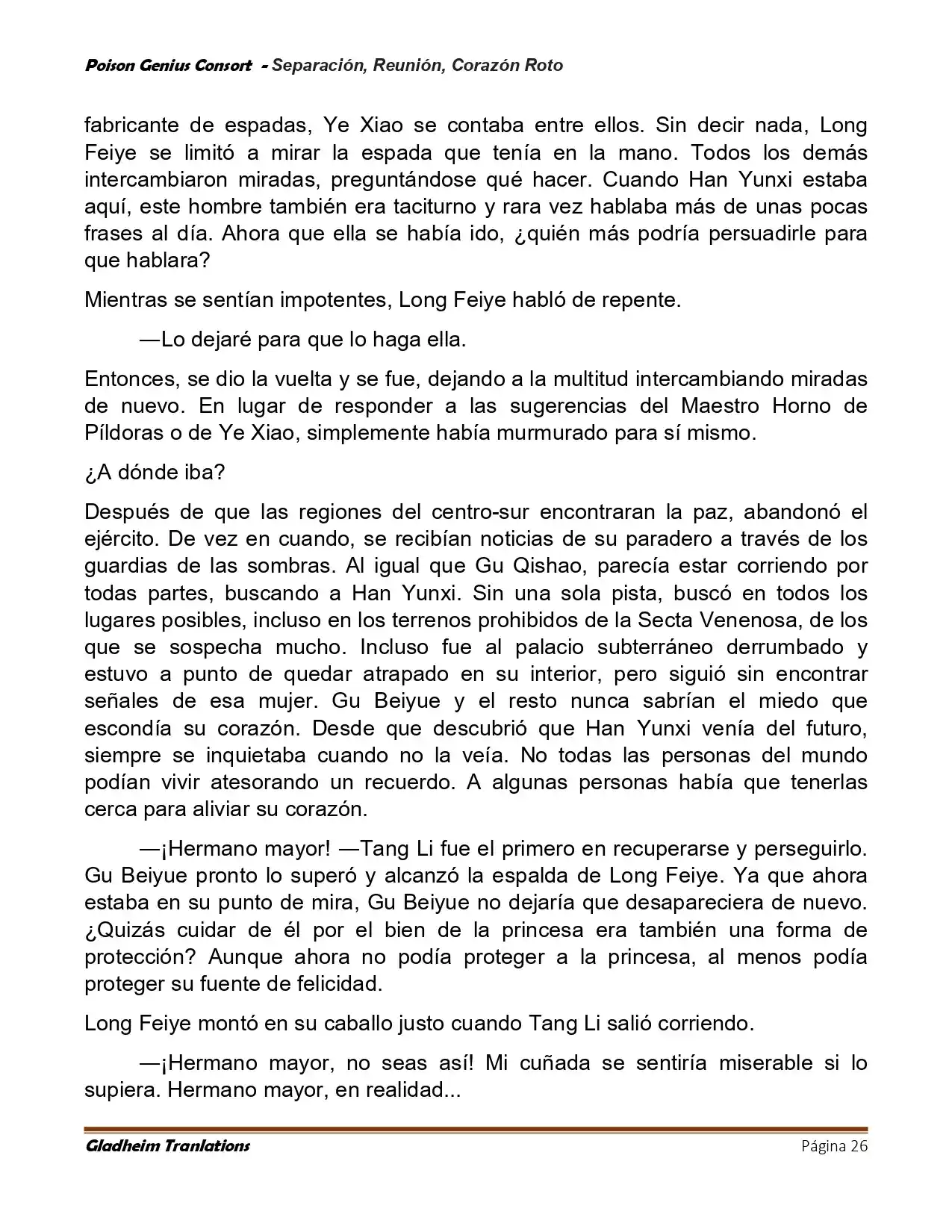 Poison Genious Consort (Novela) - Capítulo 425 - Página 26 - LectorTMOo