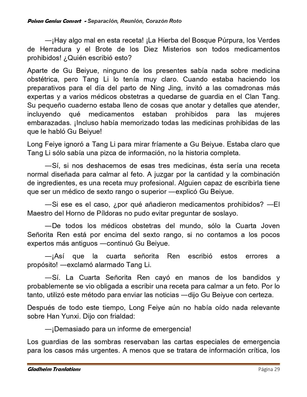 Poison Genious Consort (Novela) - Capítulo 425 - Página 29 - LectorTMOo