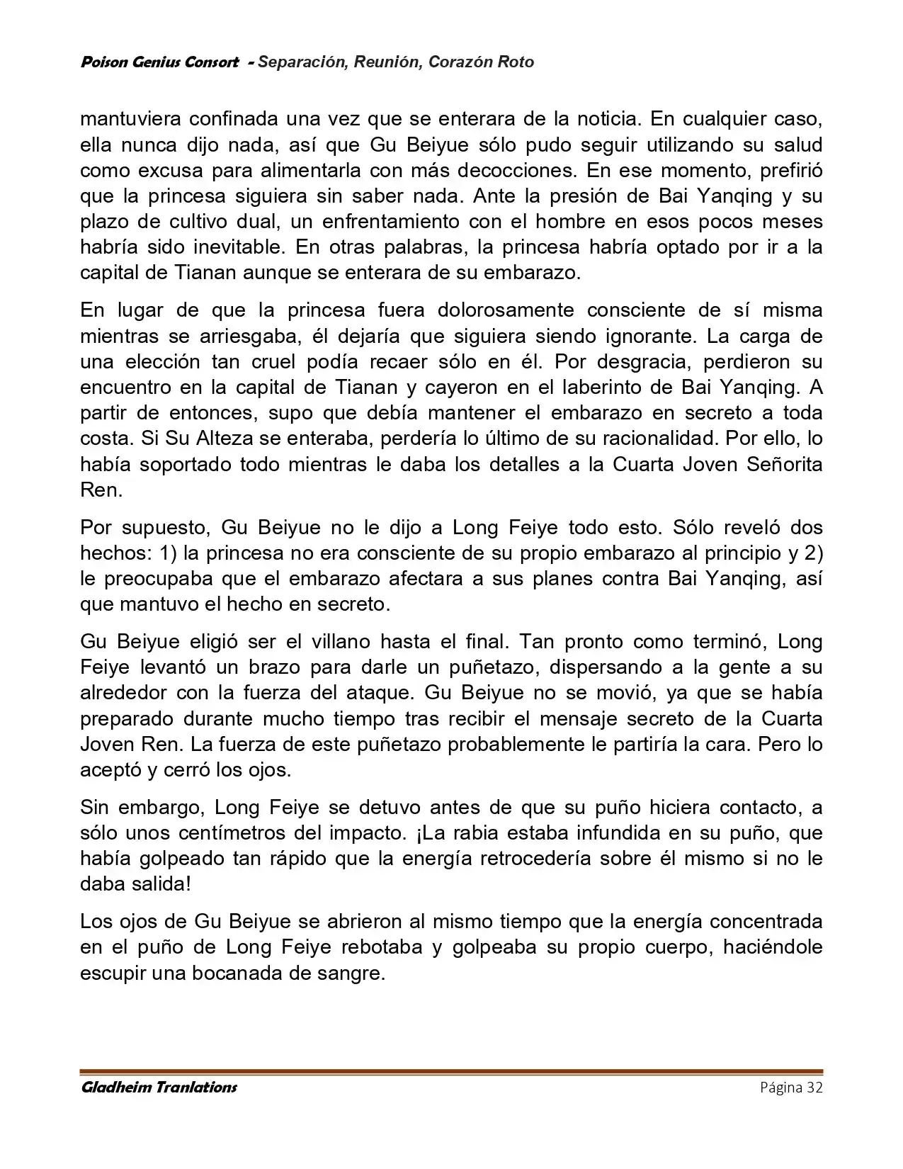Poison Genious Consort (Novela) - Capítulo 425 - Página 32 - LectorTMOo