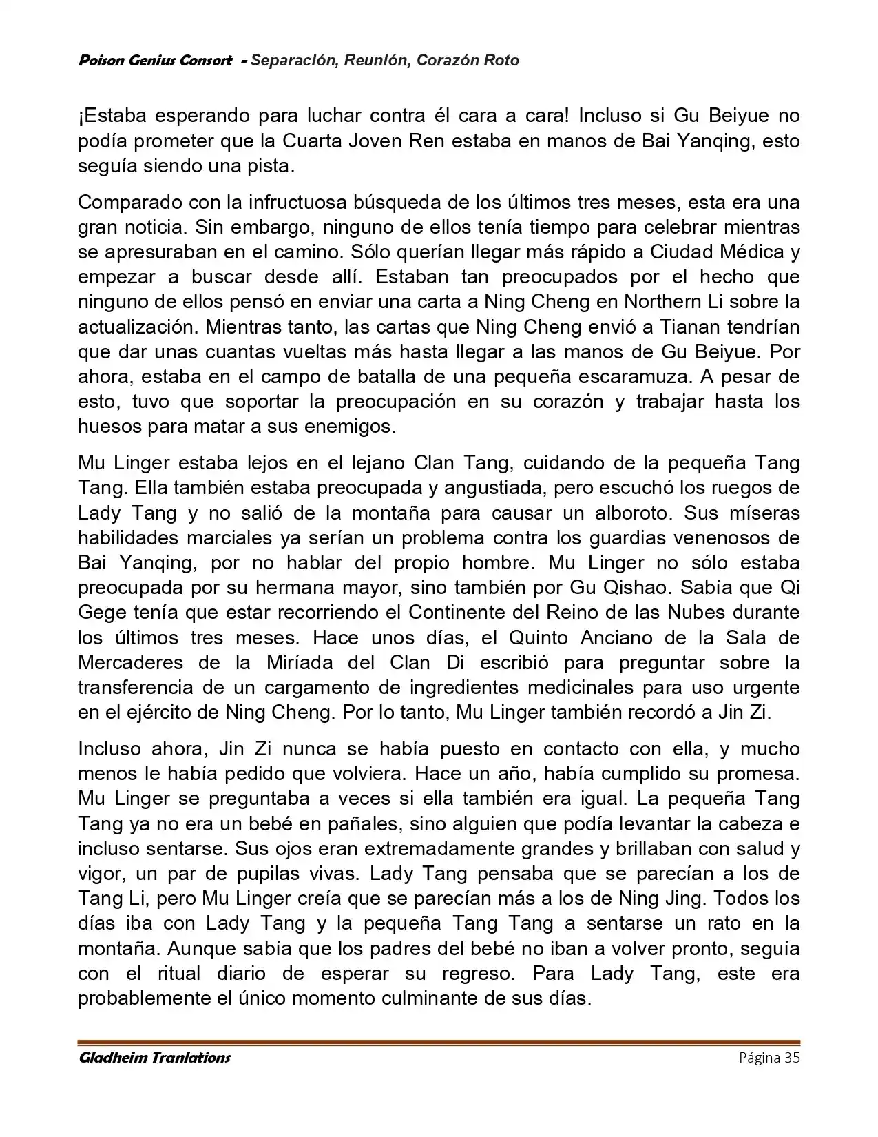 Poison Genious Consort (Novela) - Capítulo 425 - Página 35 - LectorTMOo