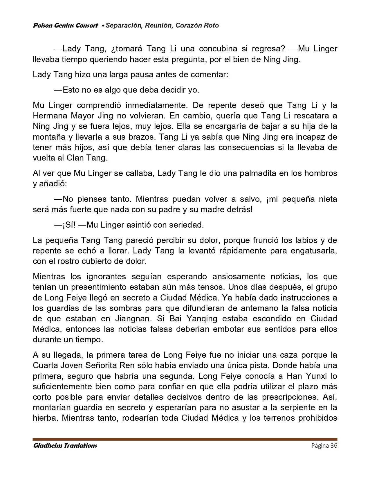 Poison Genious Consort (Novela) - Capítulo 425 - Página 36 - LectorTMOo