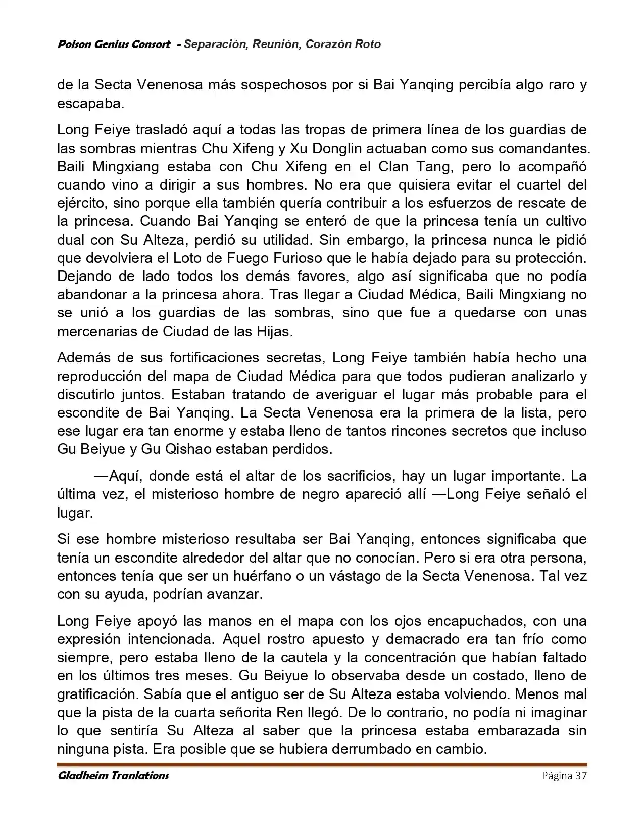 Poison Genious Consort (Novela) - Capítulo 425 - Página 37 - LectorTMOo