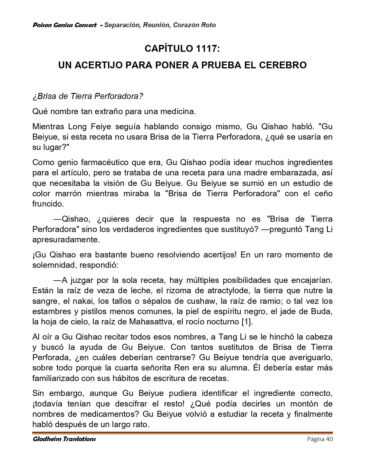 Poison Genious Consort (Novela) - Capítulo 425 - Página 40 - LectorTMOo