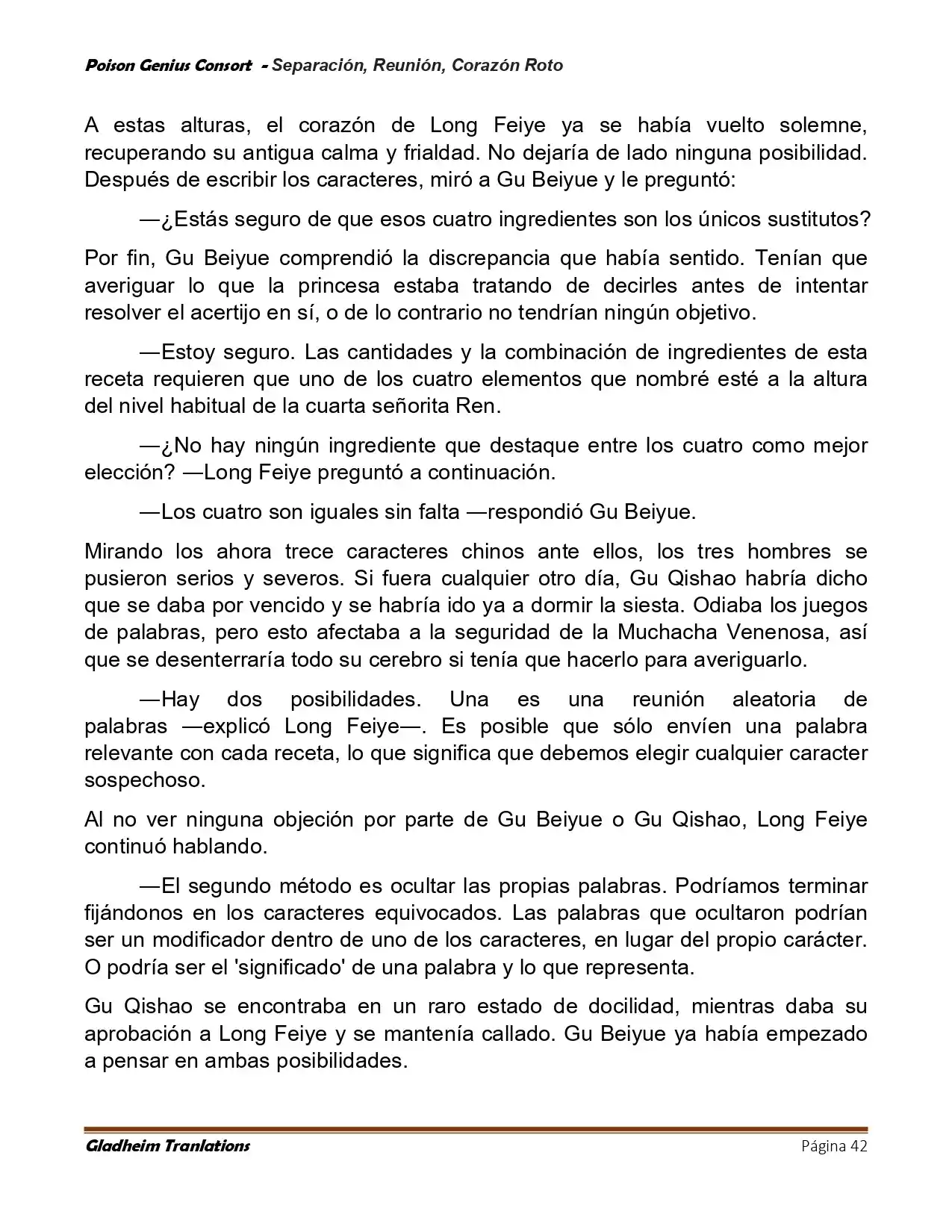 Poison Genious Consort (Novela) - Capítulo 425 - Página 42 - LectorTMOo