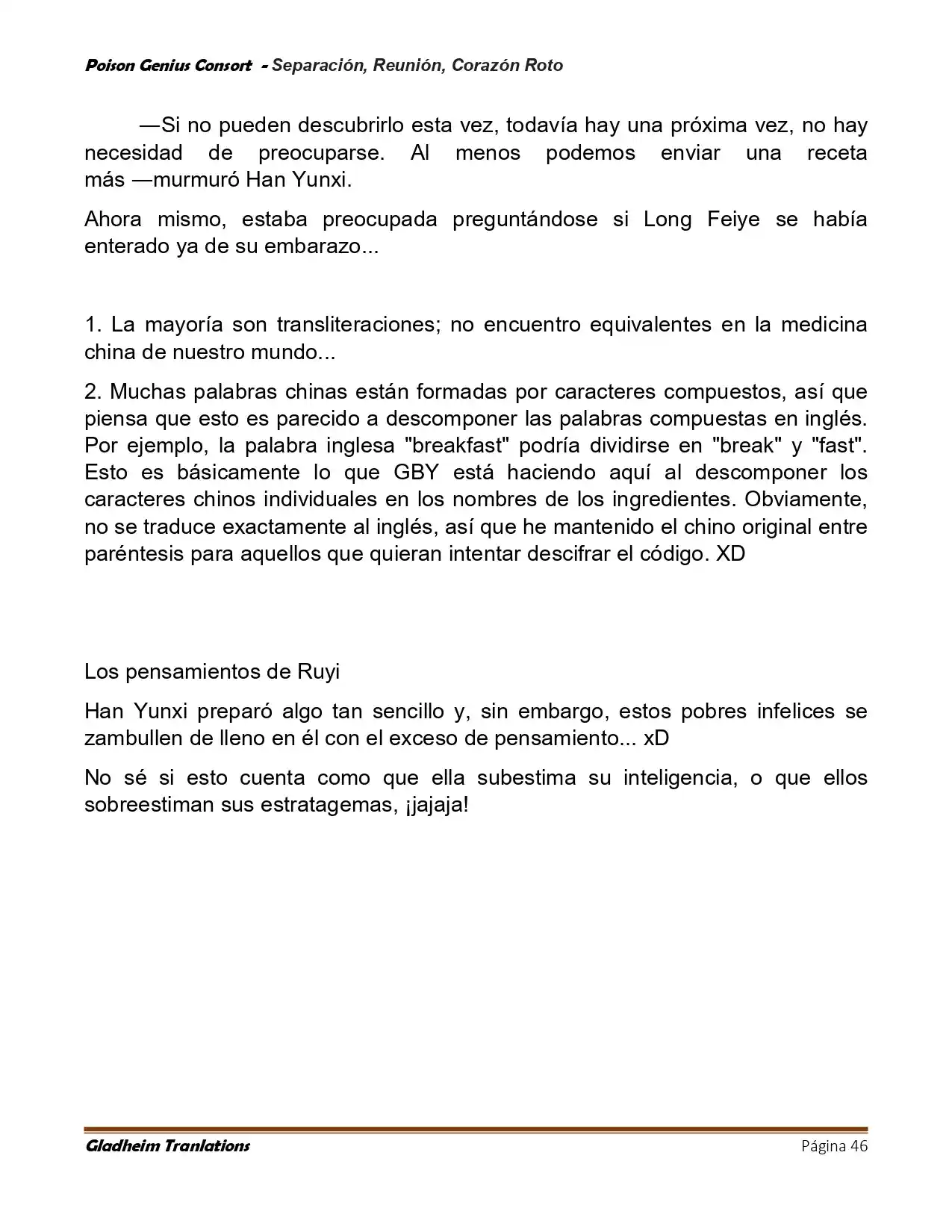 Poison Genious Consort (Novela) - Capítulo 425 - Página 46 - LectorTMOo