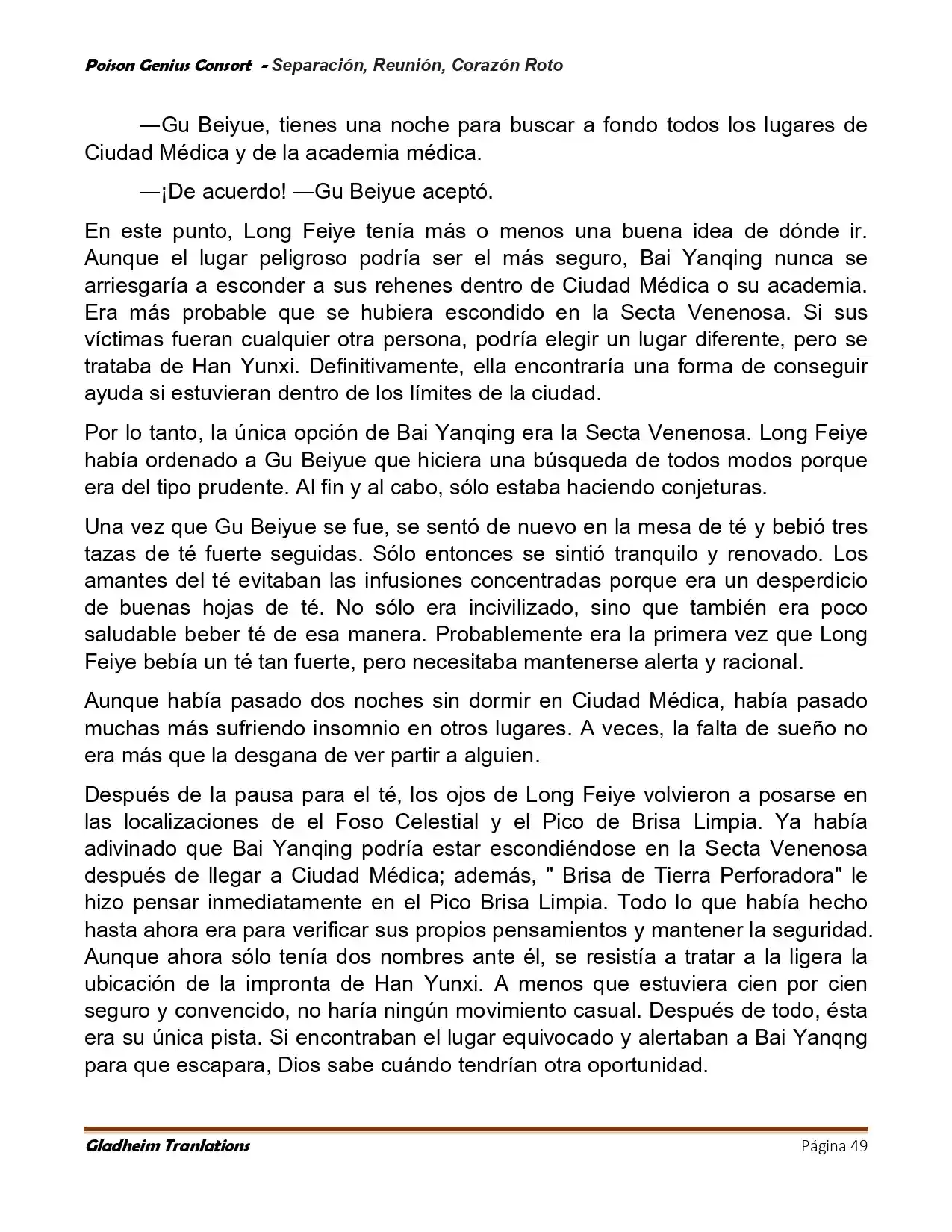 Poison Genious Consort (Novela) - Capítulo 425 - Página 49 - LectorTMOo