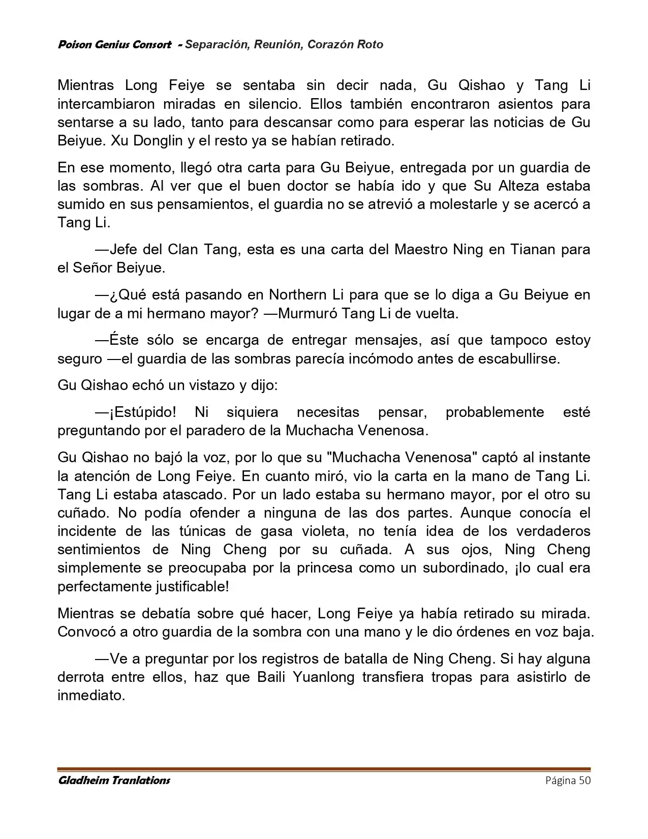 Poison Genious Consort (Novela) - Capítulo 425 - Página 50 - LectorTMOo