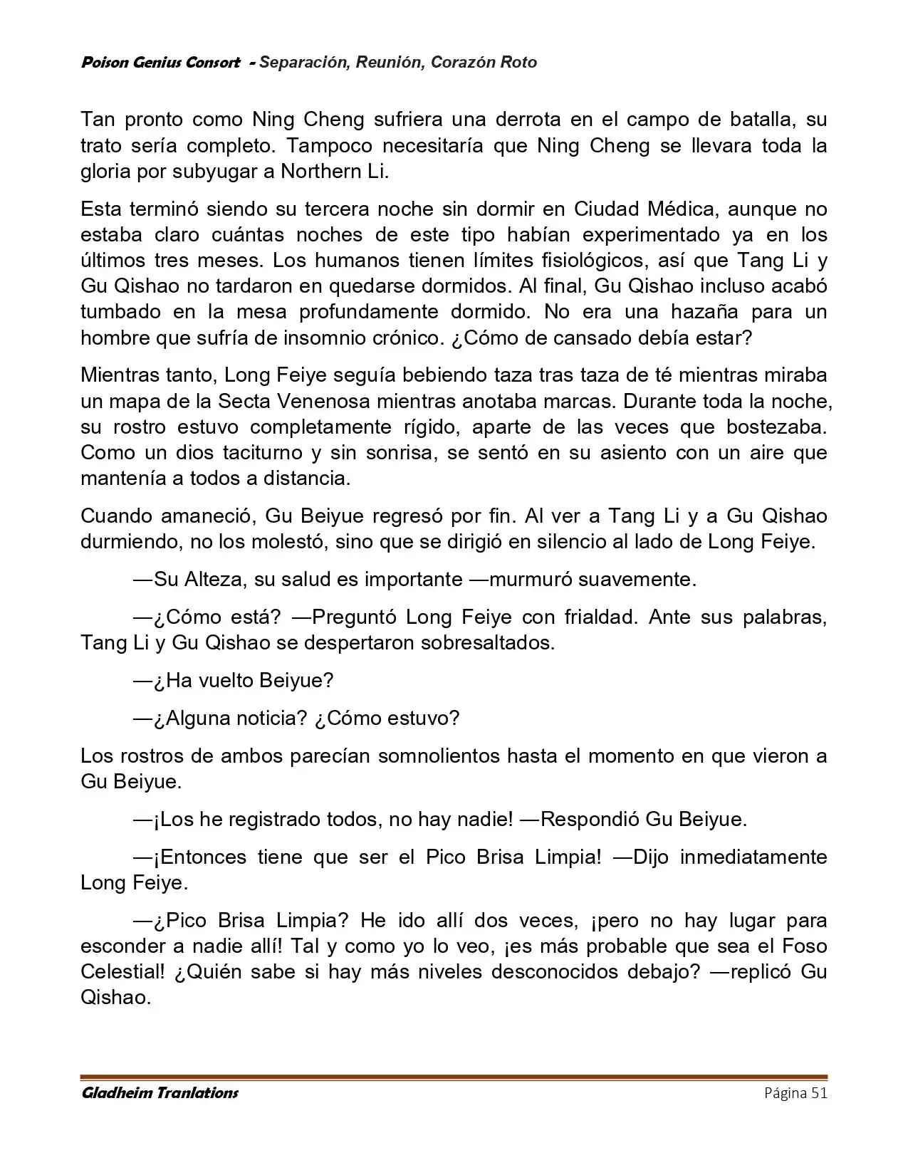 Poison Genious Consort (Novela) - Capítulo 425 - Página 51 - LectorTMOo