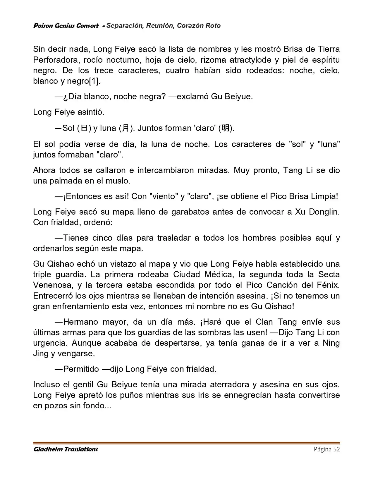 Poison Genious Consort (Novela) - Capítulo 425 - Página 52 - LectorTMOo