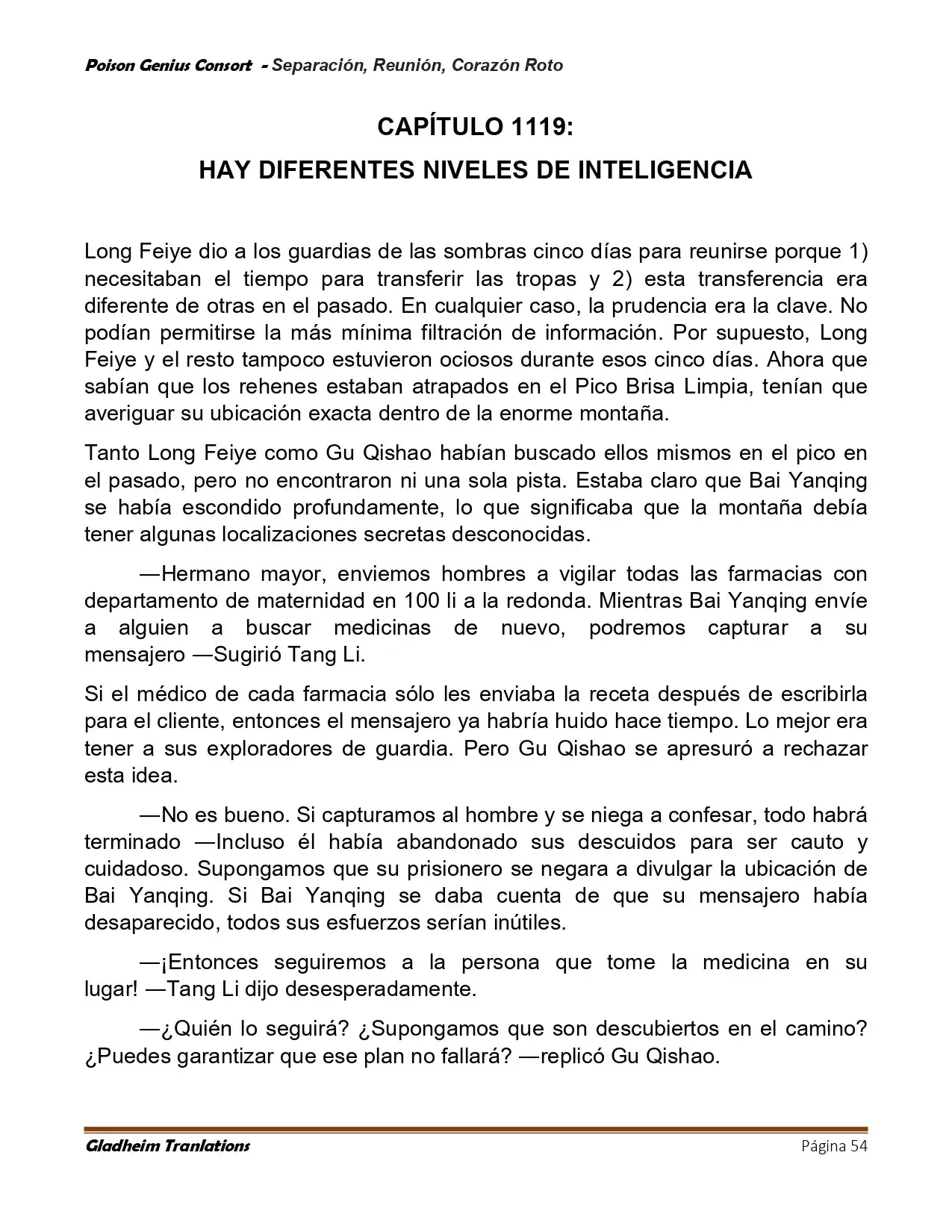 Poison Genious Consort (Novela) - Capítulo 425 - Página 54 - LectorTMOo