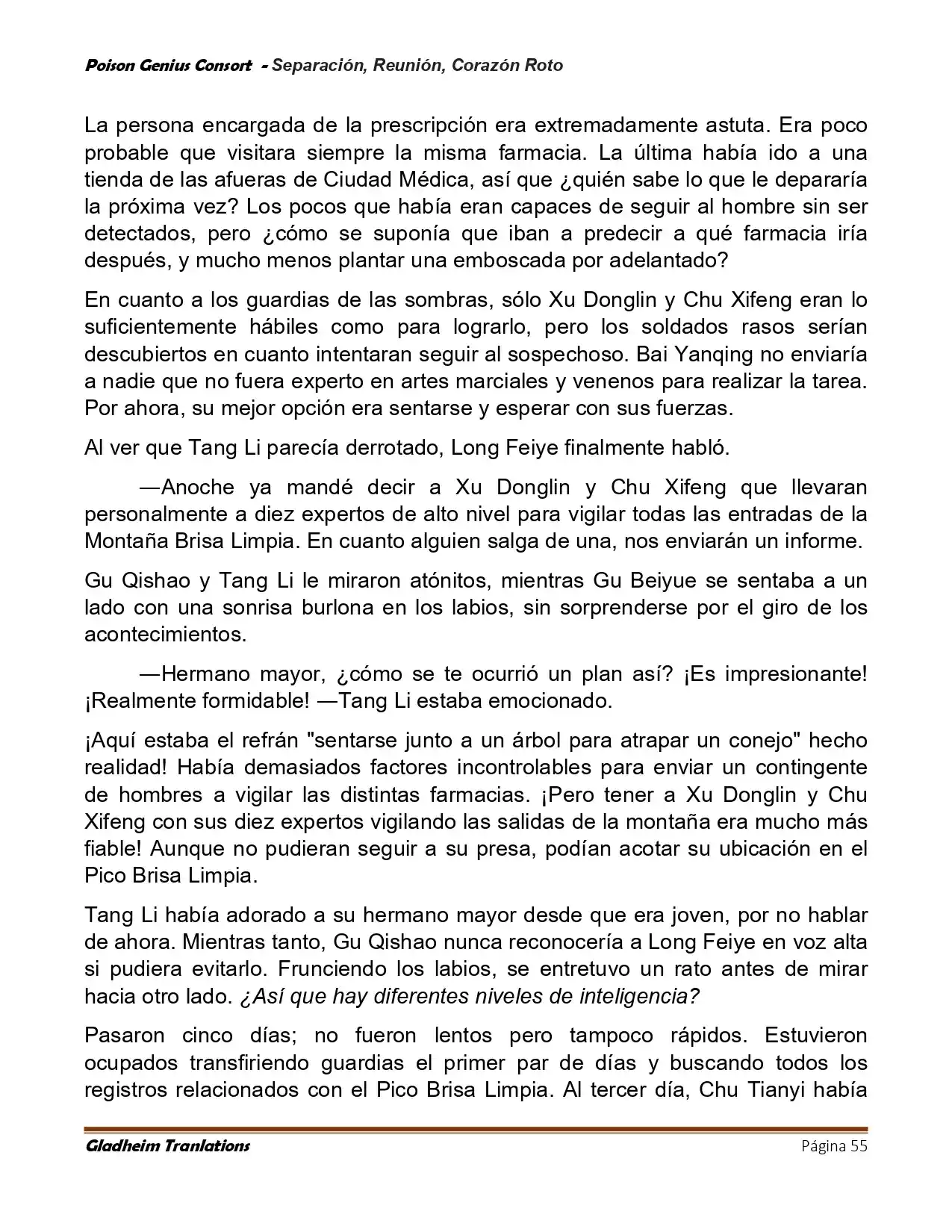 Poison Genious Consort (Novela) - Capítulo 425 - Página 55 - LectorTMOo