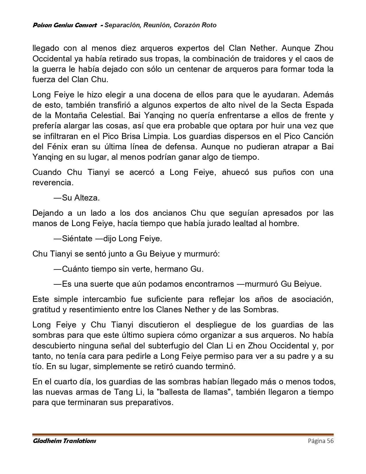 Poison Genious Consort (Novela) - Capítulo 425 - Página 56 - LectorTMOo