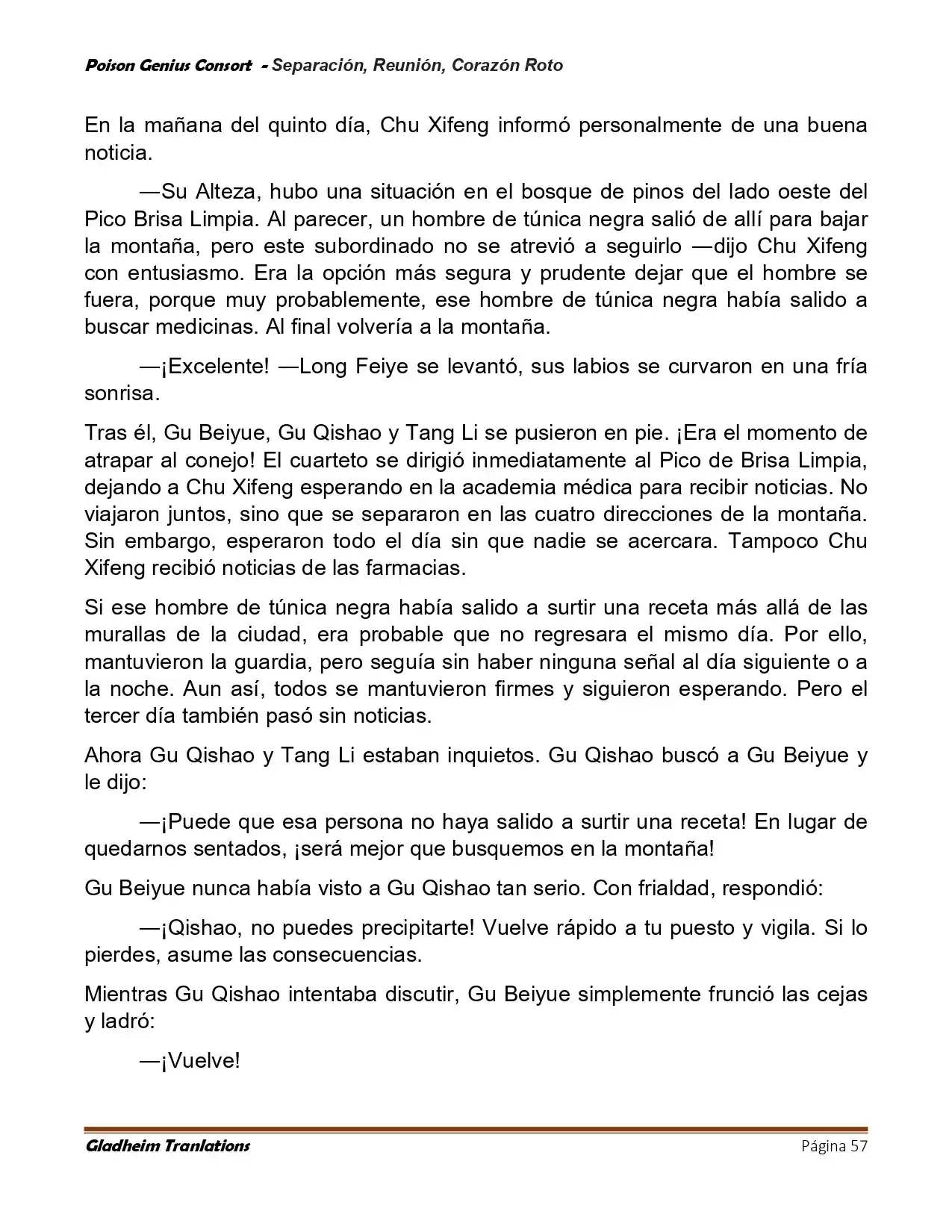 Poison Genious Consort (Novela) - Capítulo 425 - Página 57 - LectorTMOo