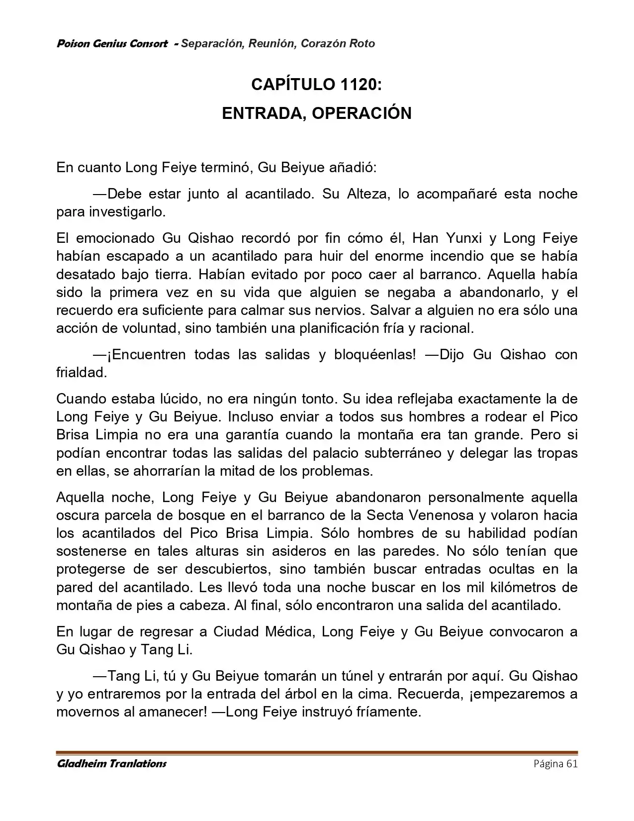 Poison Genious Consort (Novela) - Capítulo 425 - Página 61 - LectorTMOo