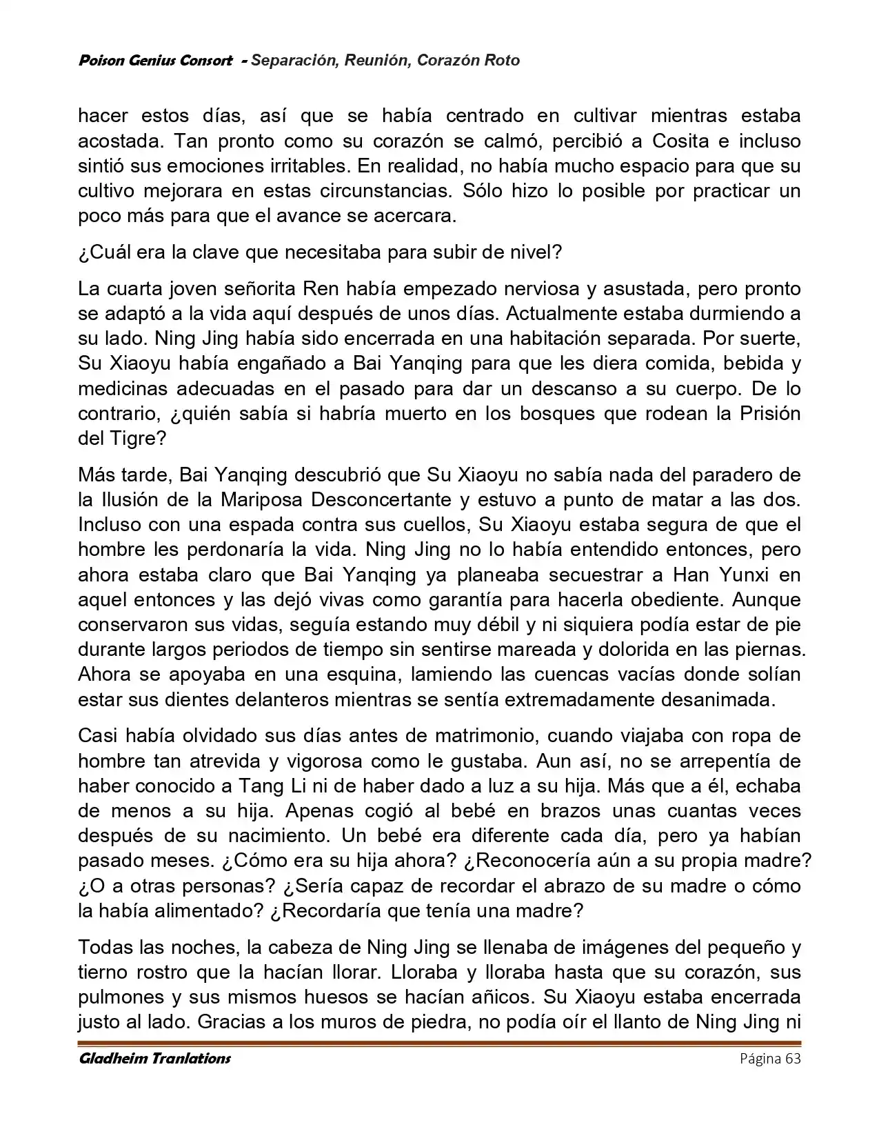 Poison Genious Consort (Novela) - Capítulo 425 - Página 63 - LectorTMOo