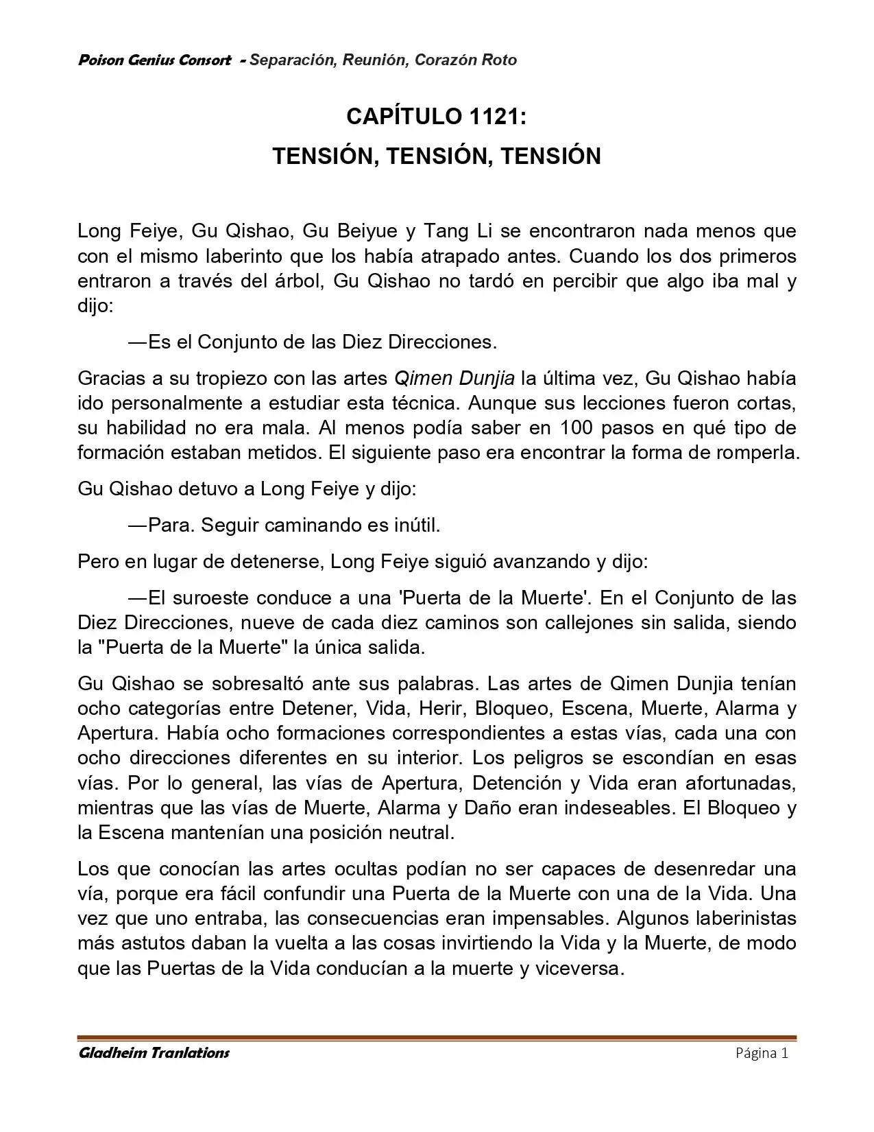 Poison Genious Consort (Novela) - Capítulo 426 - Página 1 - LectorTMOo