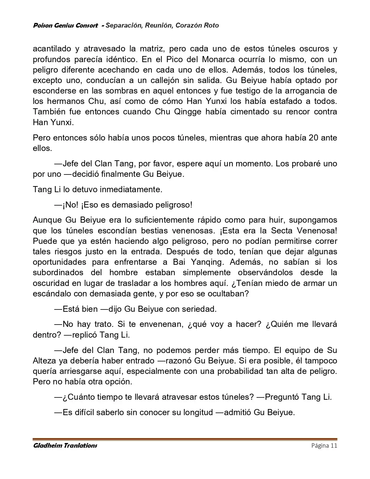 Poison Genious Consort (Novela) - Capítulo 426 - Página 11 - LectorTMOo