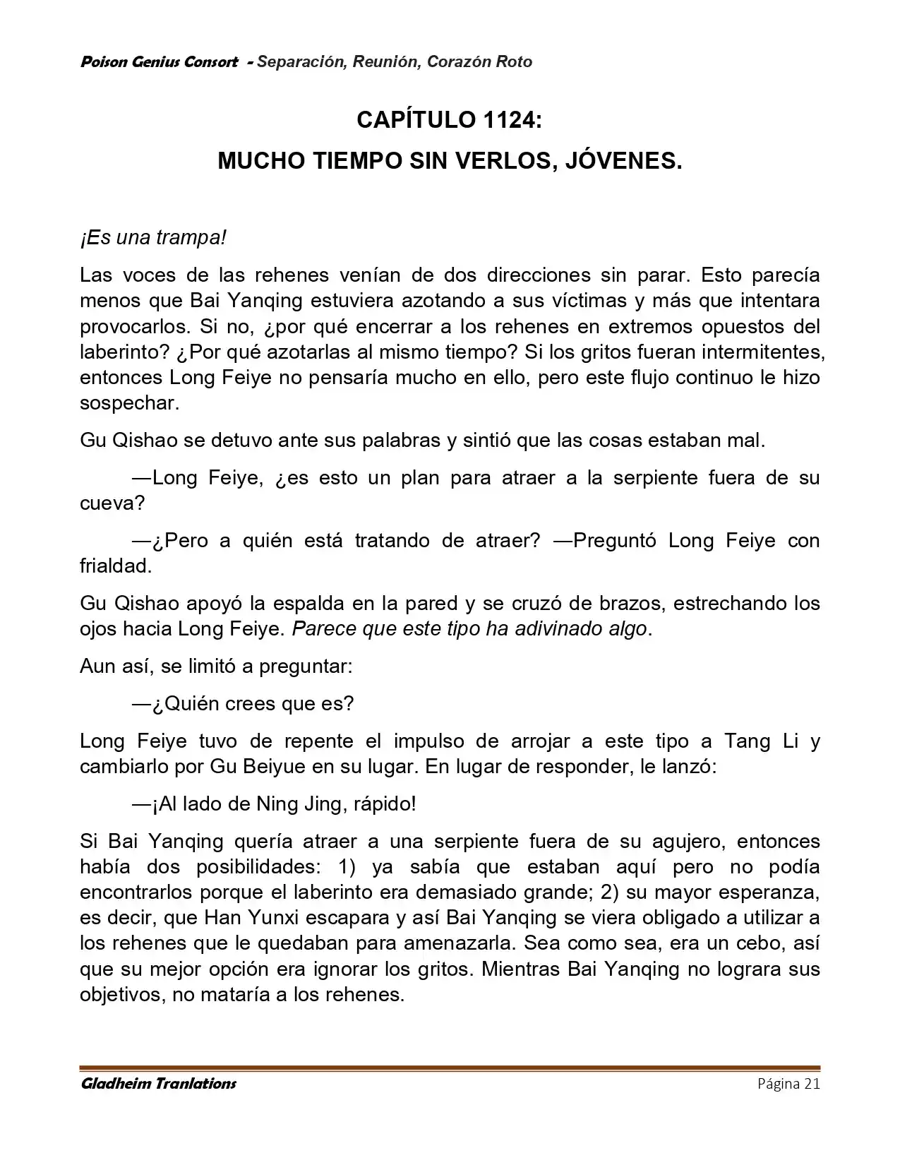 Poison Genious Consort (Novela) - Capítulo 426 - Página 18 - LectorTMOo