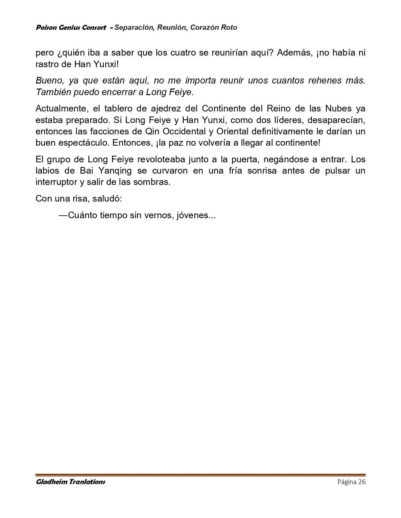 Poison Genious Consort (Novela) - Capítulo 426 - Página 22 - LectorTMOo