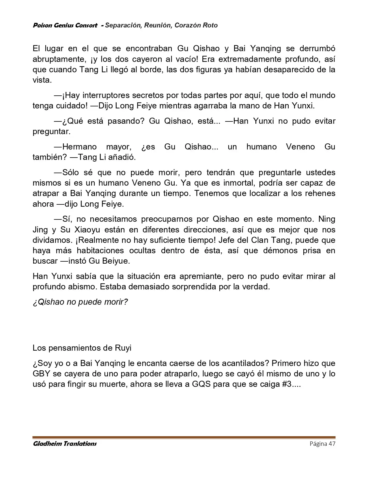 Poison Genious Consort (Novela) - Capítulo 426 - Página 35 - LectorTMOo
