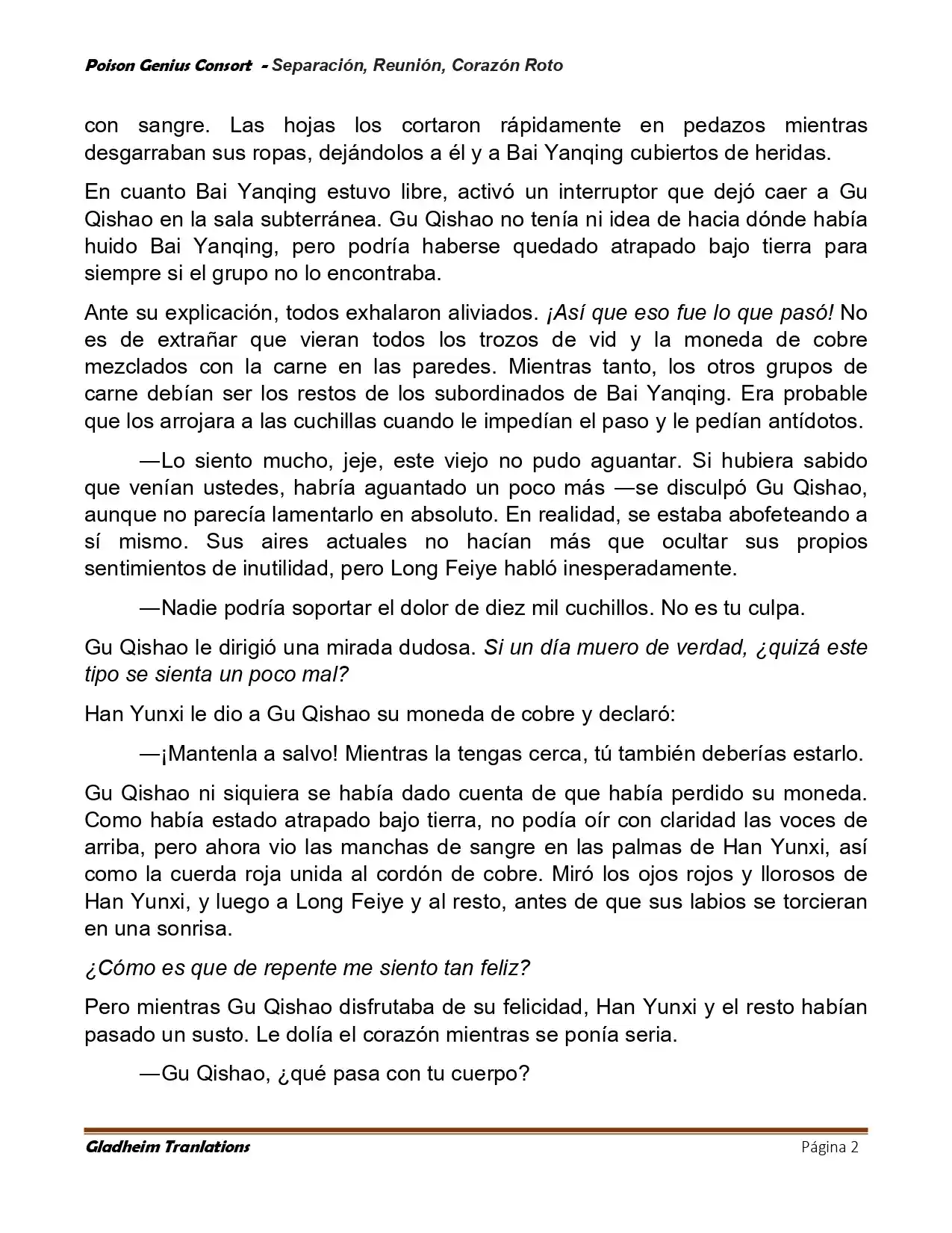 Poison Genious Consort (Novela) - Capítulo 427 - Página 2 - LectorTMOo