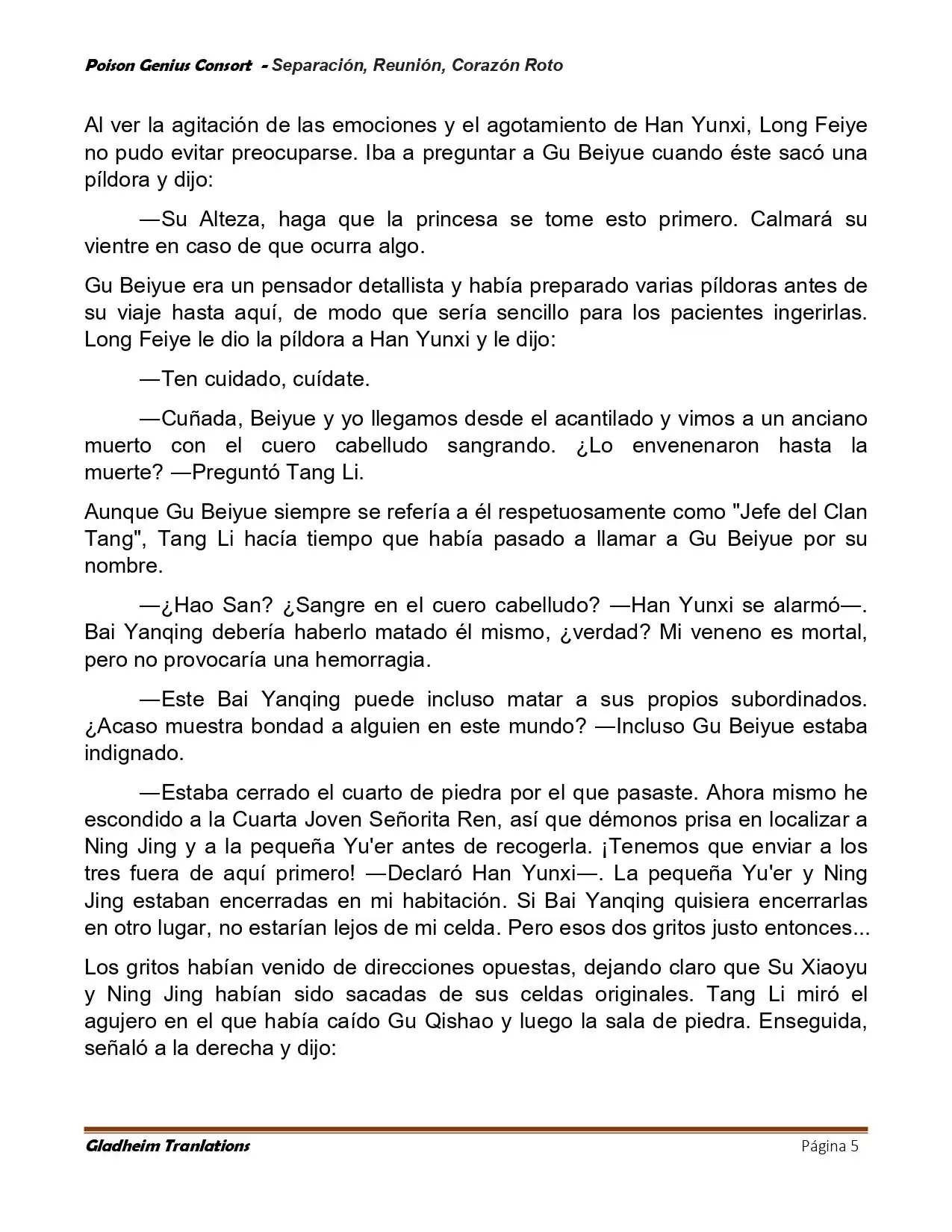 Poison Genious Consort (Novela) - Capítulo 427 - Página 3 - LectorTMOo