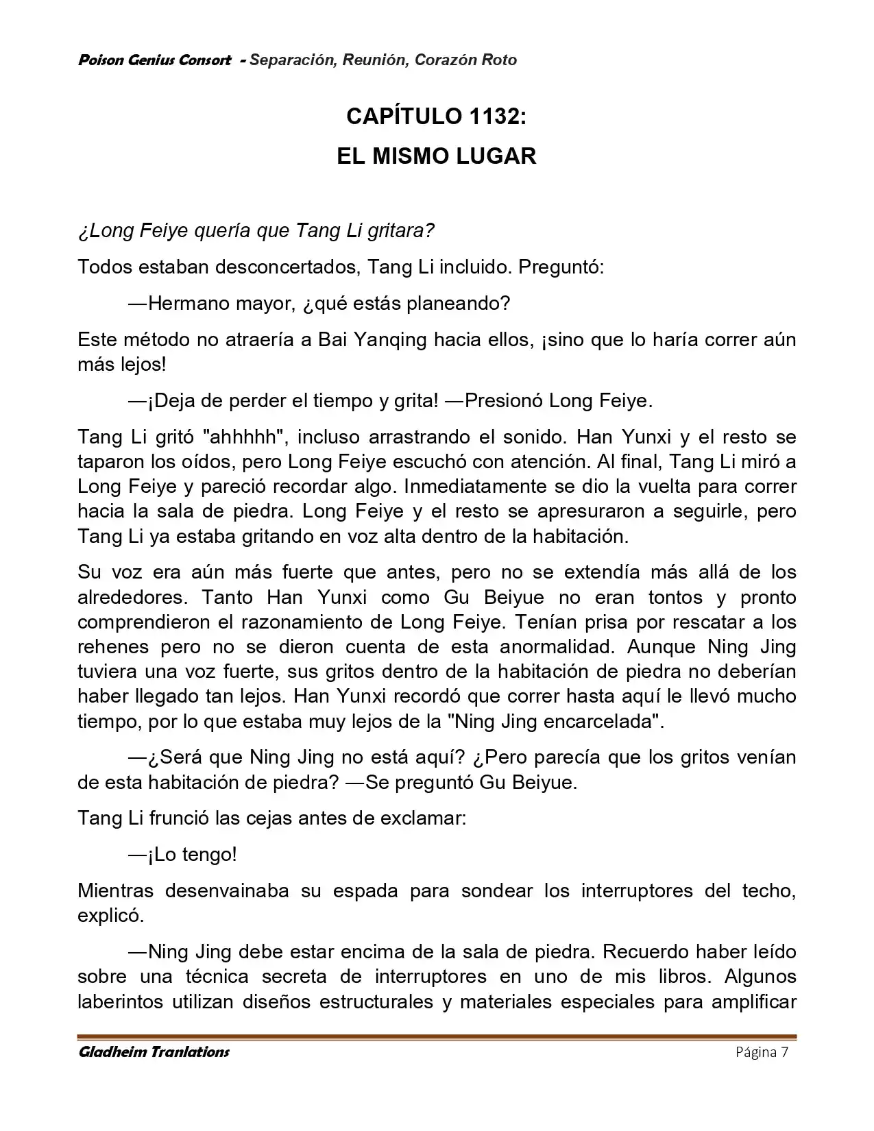 Poison Genious Consort (Novela) - Capítulo 427 - Página 5 - LectorTMOo