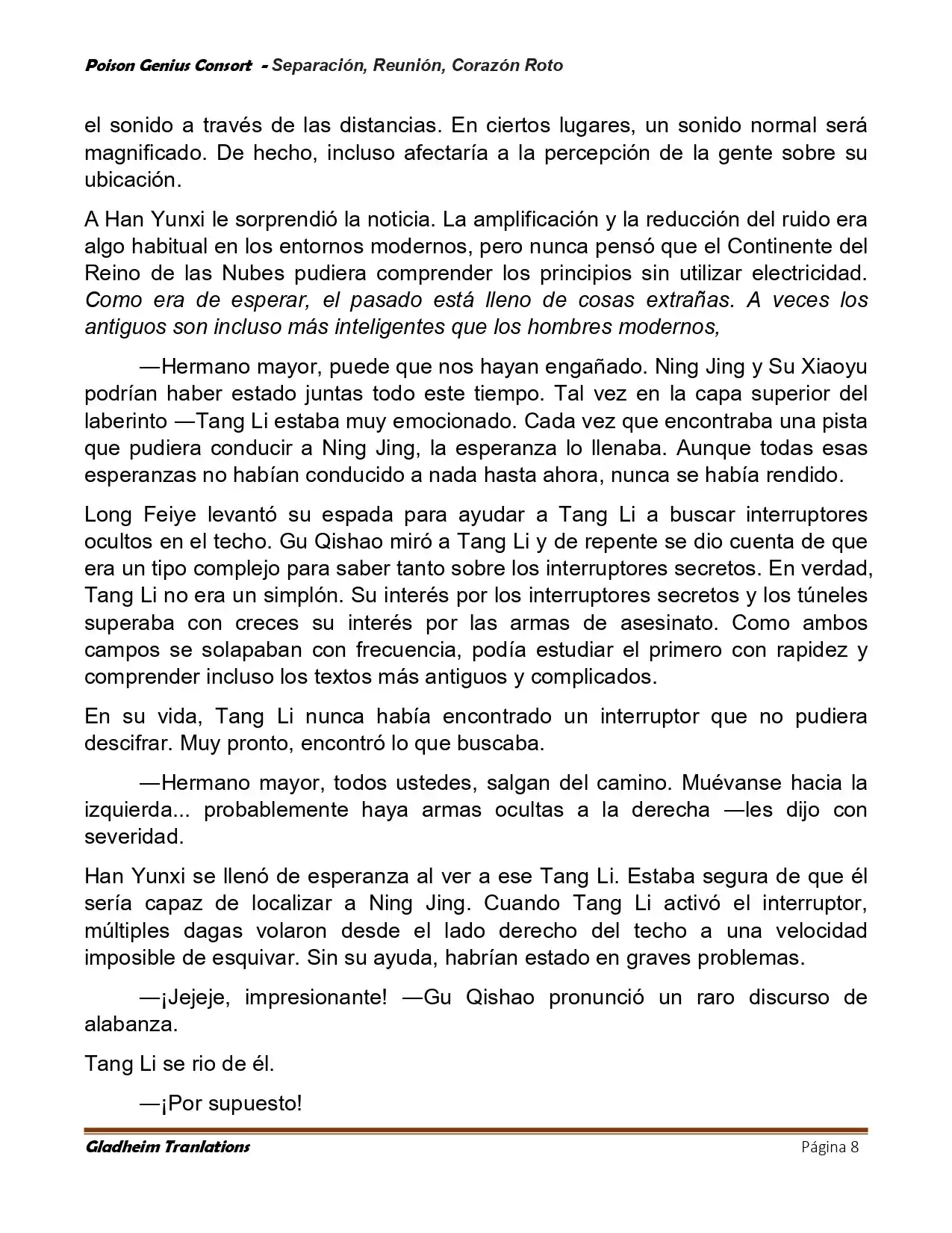 Poison Genious Consort (Novela) - Capítulo 427 - Página 6 - LectorTMOo