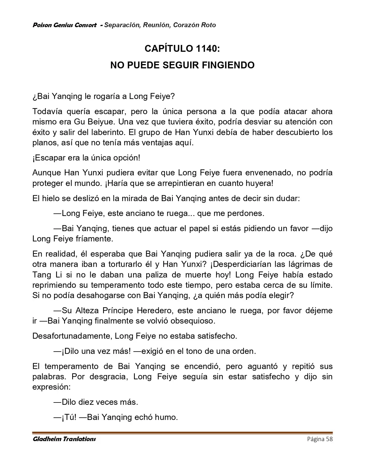 Poison Genious Consort (Novela) - Capítulo 427 - Página 39 - LectorTMOo