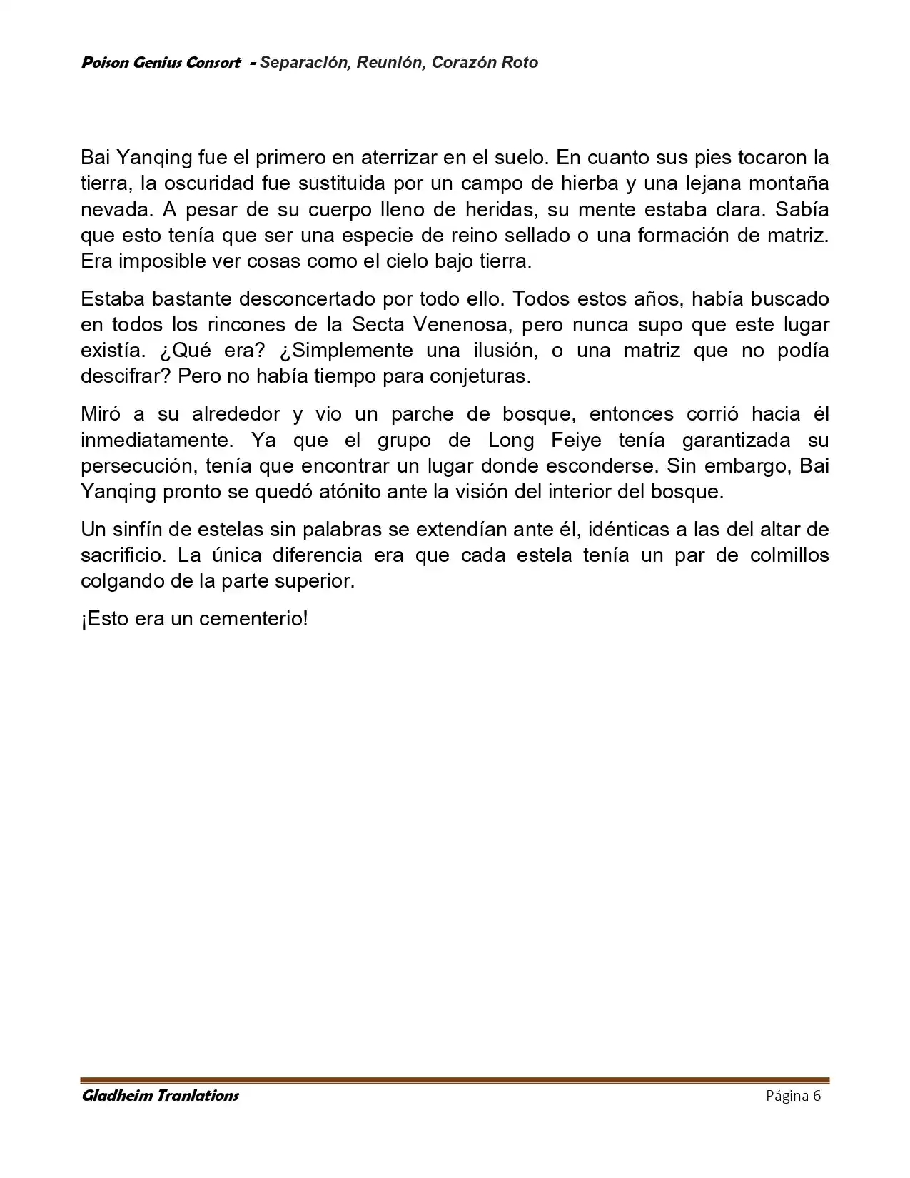 Poison Genious Consort (Novela) - Capítulo 428 - Página 6 - LectorTMOo