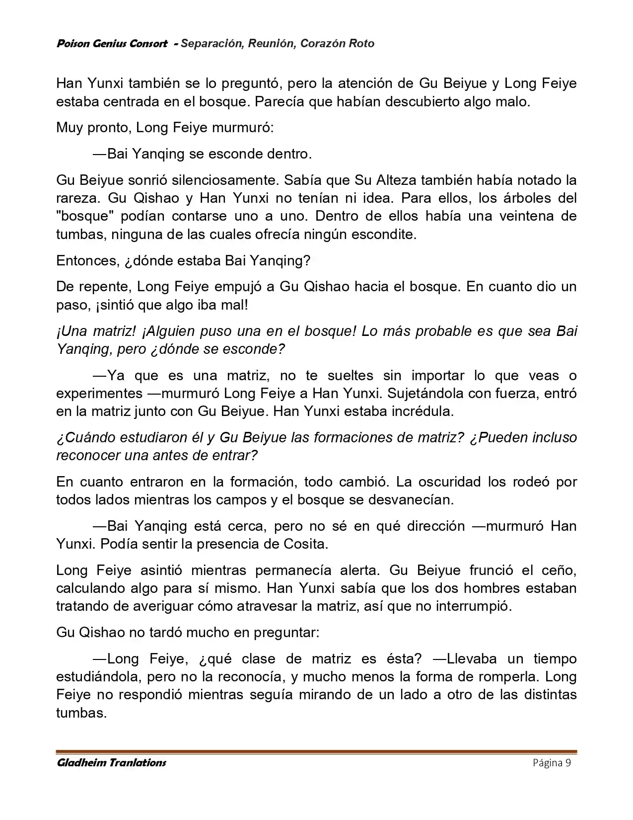 Poison Genious Consort (Novela) - Capítulo 428 - Página 9 - LectorTMOo