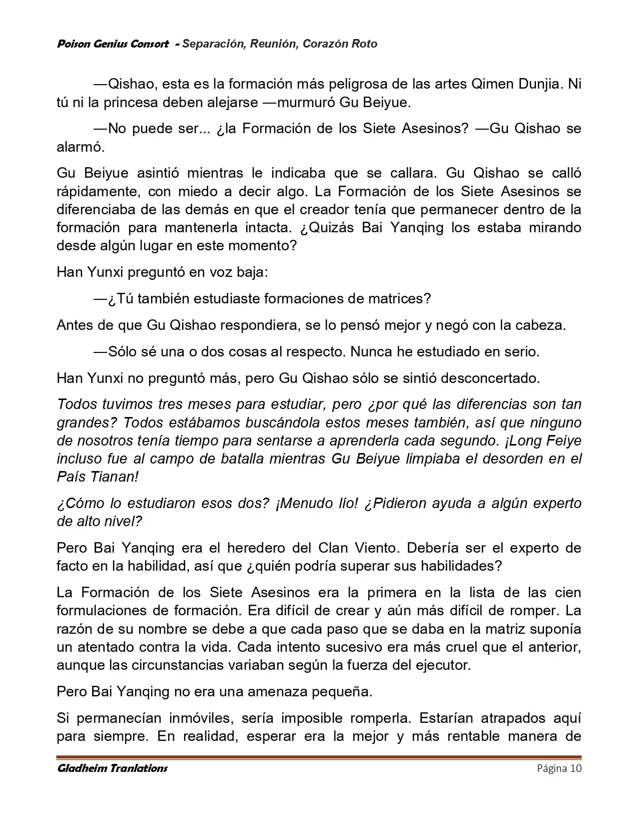 Poison Genious Consort (Novela) - Capítulo 428 - Página 10 - LectorTMOo