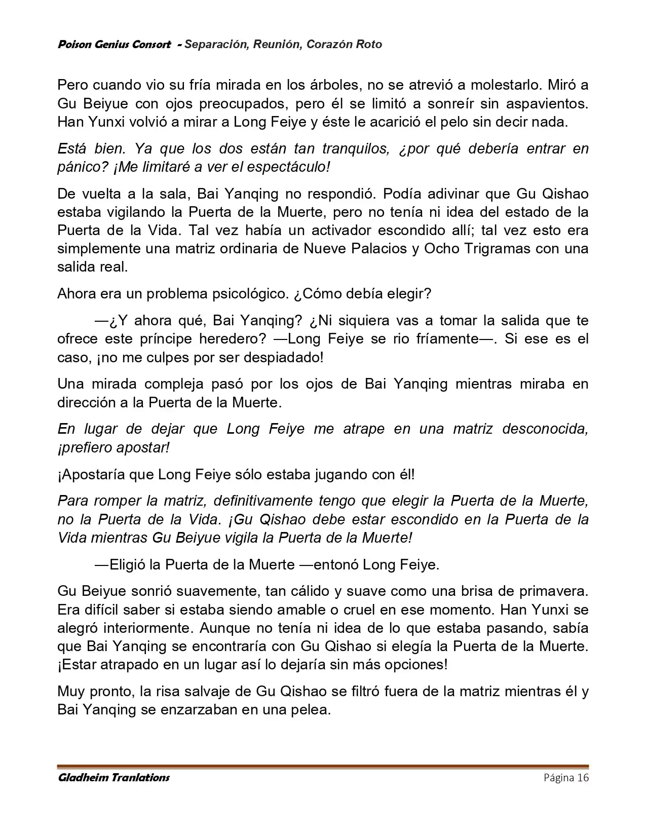 Poison Genious Consort (Novela) - Capítulo 428 - Página 16 - LectorTMOo