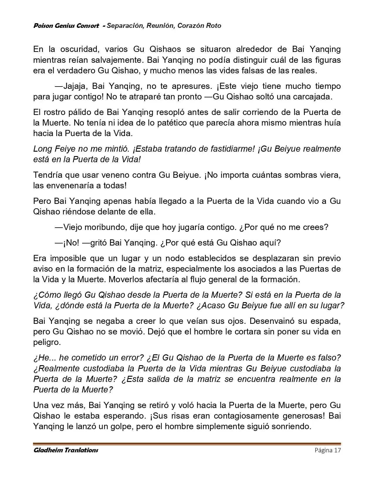 Poison Genious Consort (Novela) - Capítulo 428 - Página 17 - LectorTMOo