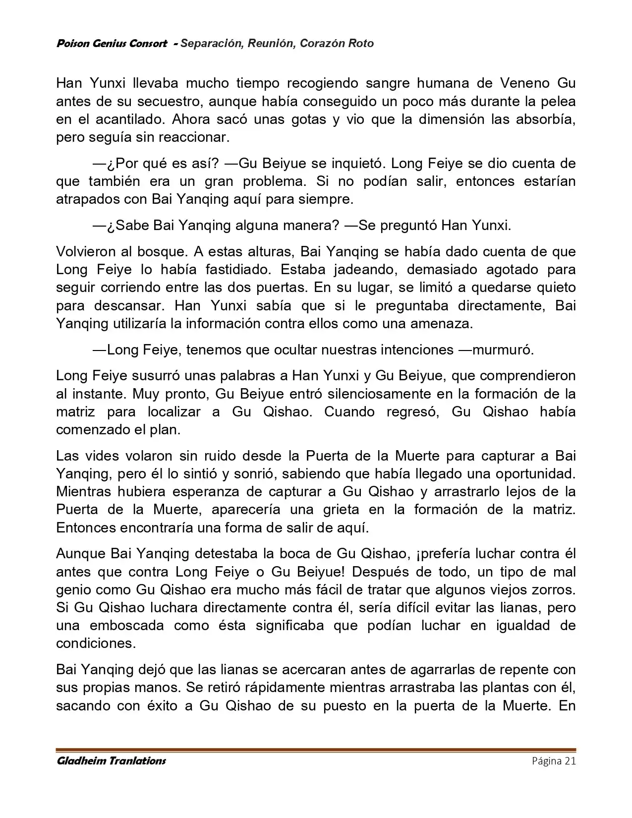 Poison Genious Consort (Novela) - Capítulo 428 - Página 21 - LectorTMOo