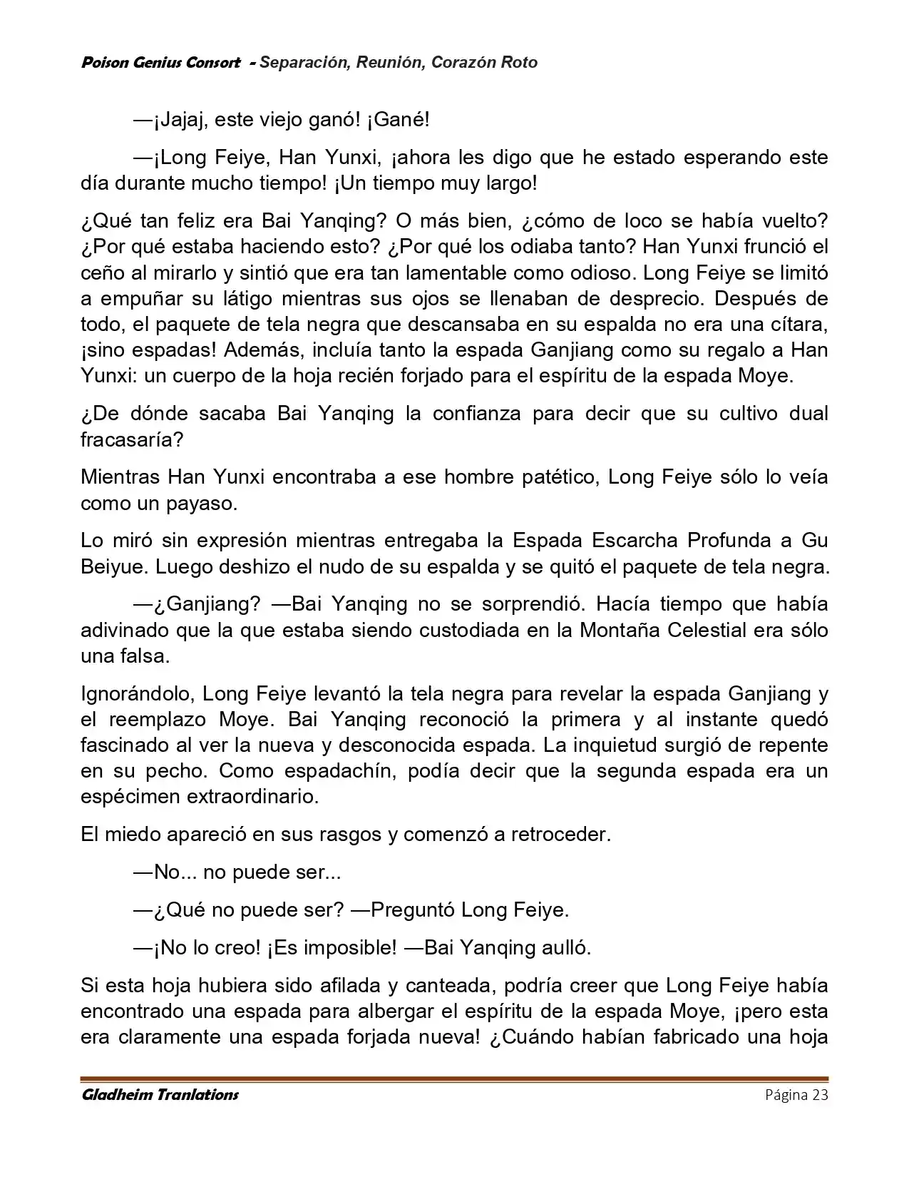 Poison Genious Consort (Novela) - Capítulo 428 - Página 23 - LectorTMOo