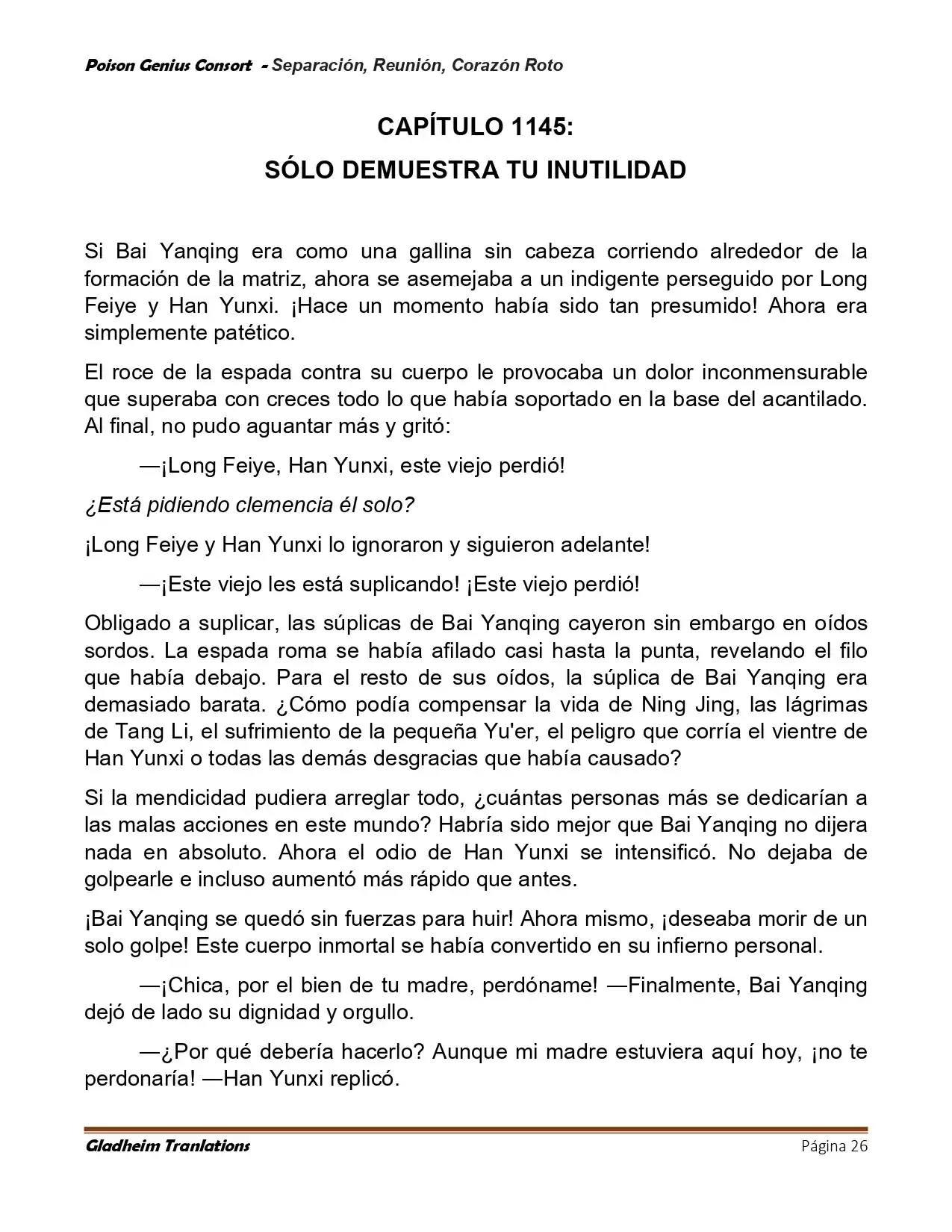 Poison Genious Consort (Novela) - Capítulo 428 - Página 26 - LectorTMOo