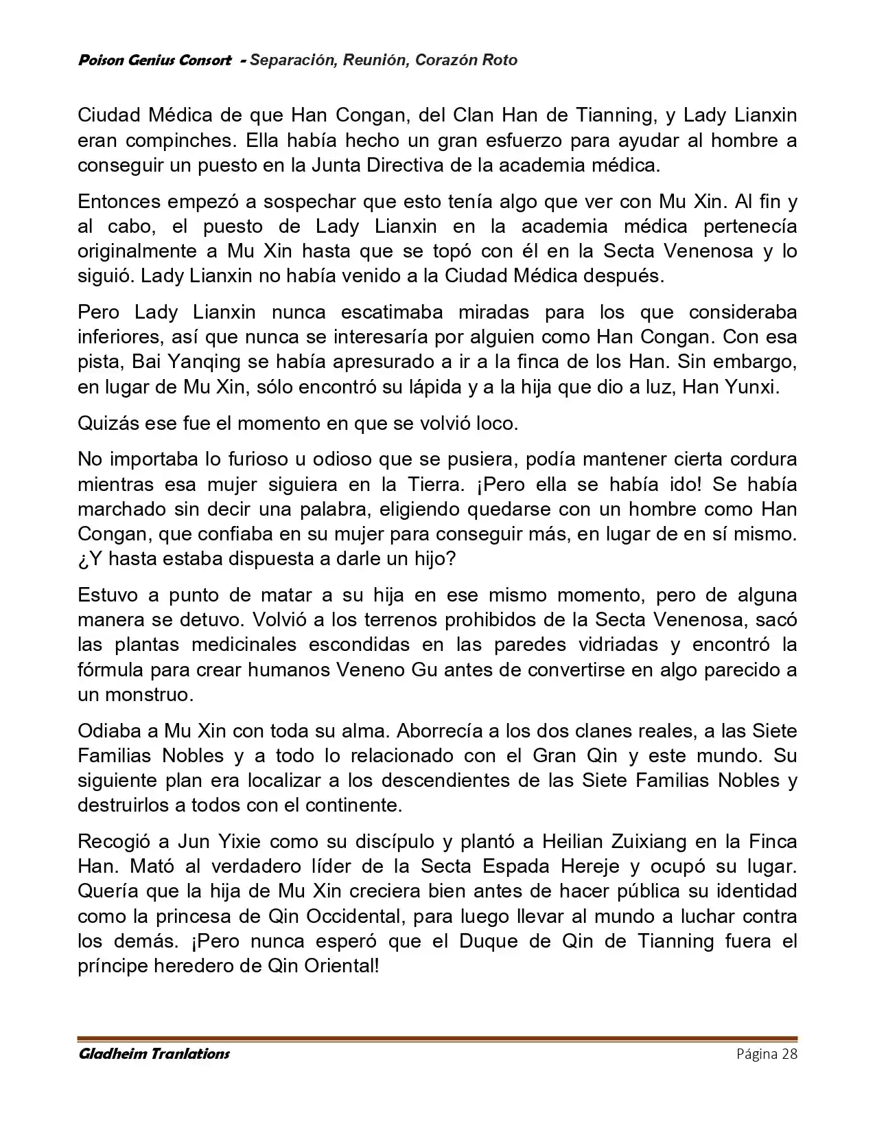 Poison Genious Consort (Novela) - Capítulo 428 - Página 28 - LectorTMOo
