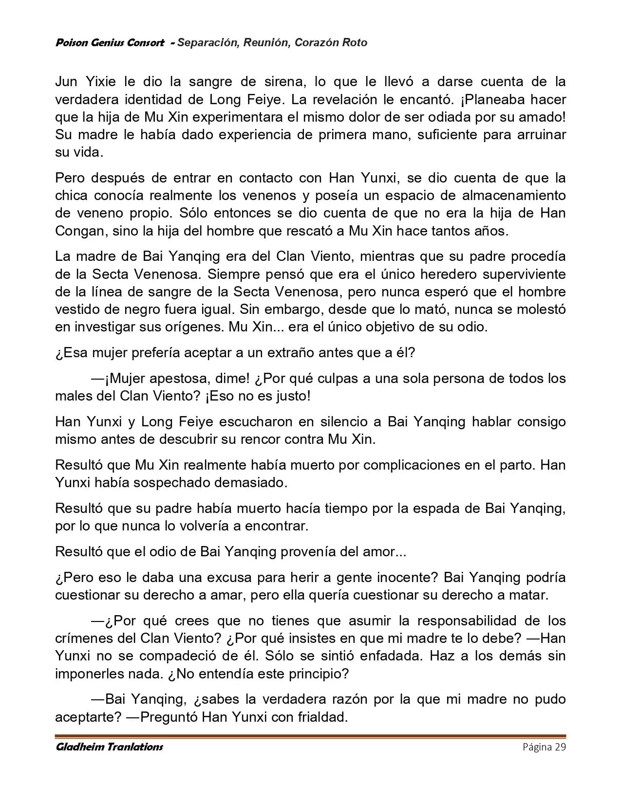 Poison Genious Consort (Novela) - Capítulo 428 - Página 29 - LectorTMOo