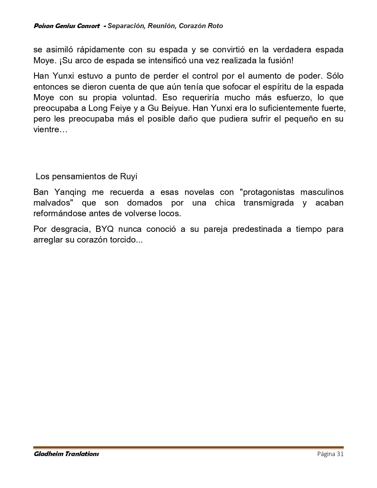 Poison Genious Consort (Novela) - Capítulo 428 - Página 31 - LectorTMOo