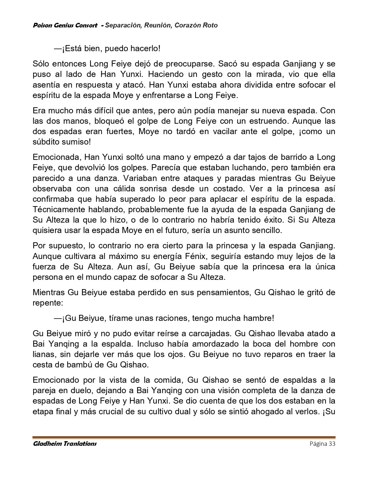 Poison Genious Consort (Novela) - Capítulo 428 - Página 33 - LectorTMOo