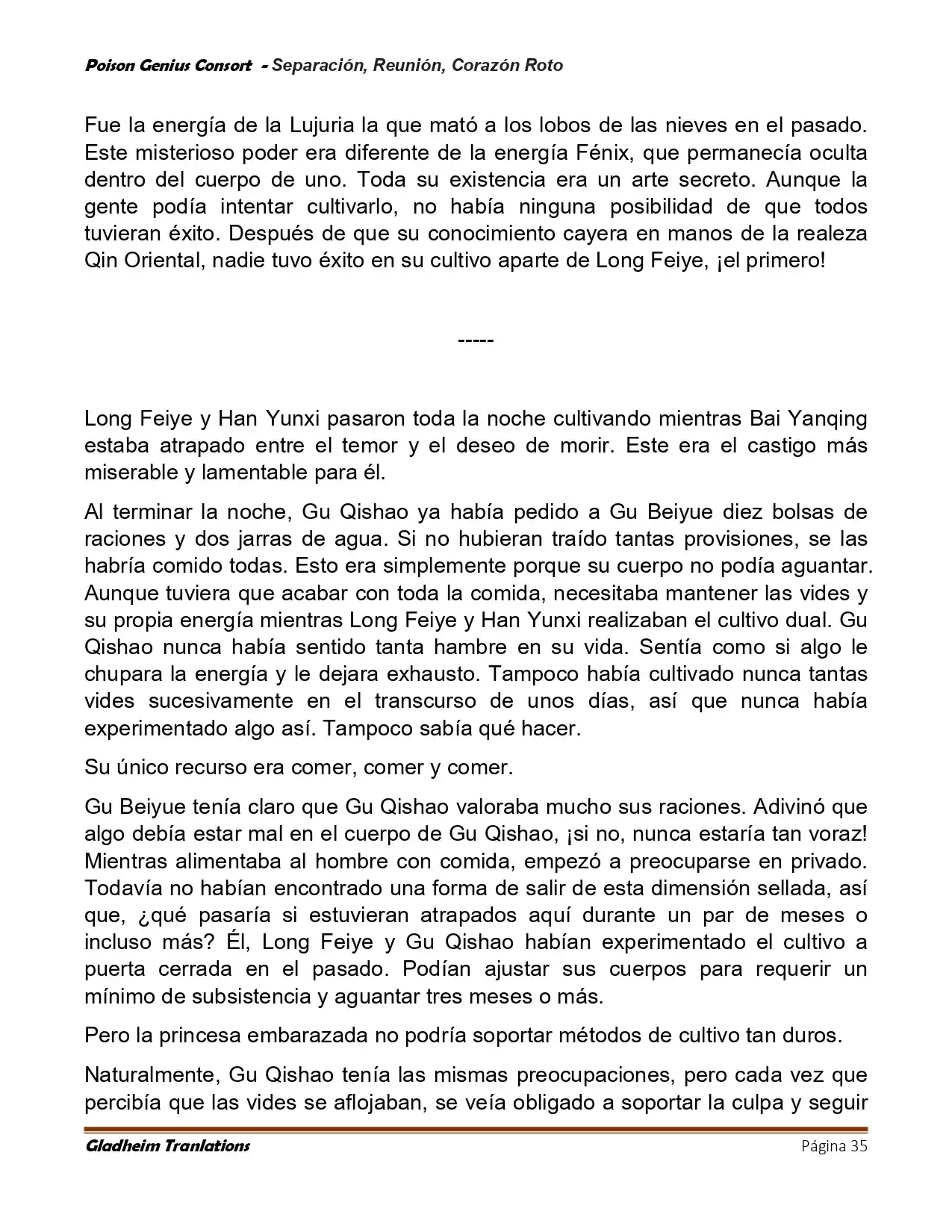 Poison Genious Consort (Novela) - Capítulo 428 - Página 35 - LectorTMOo