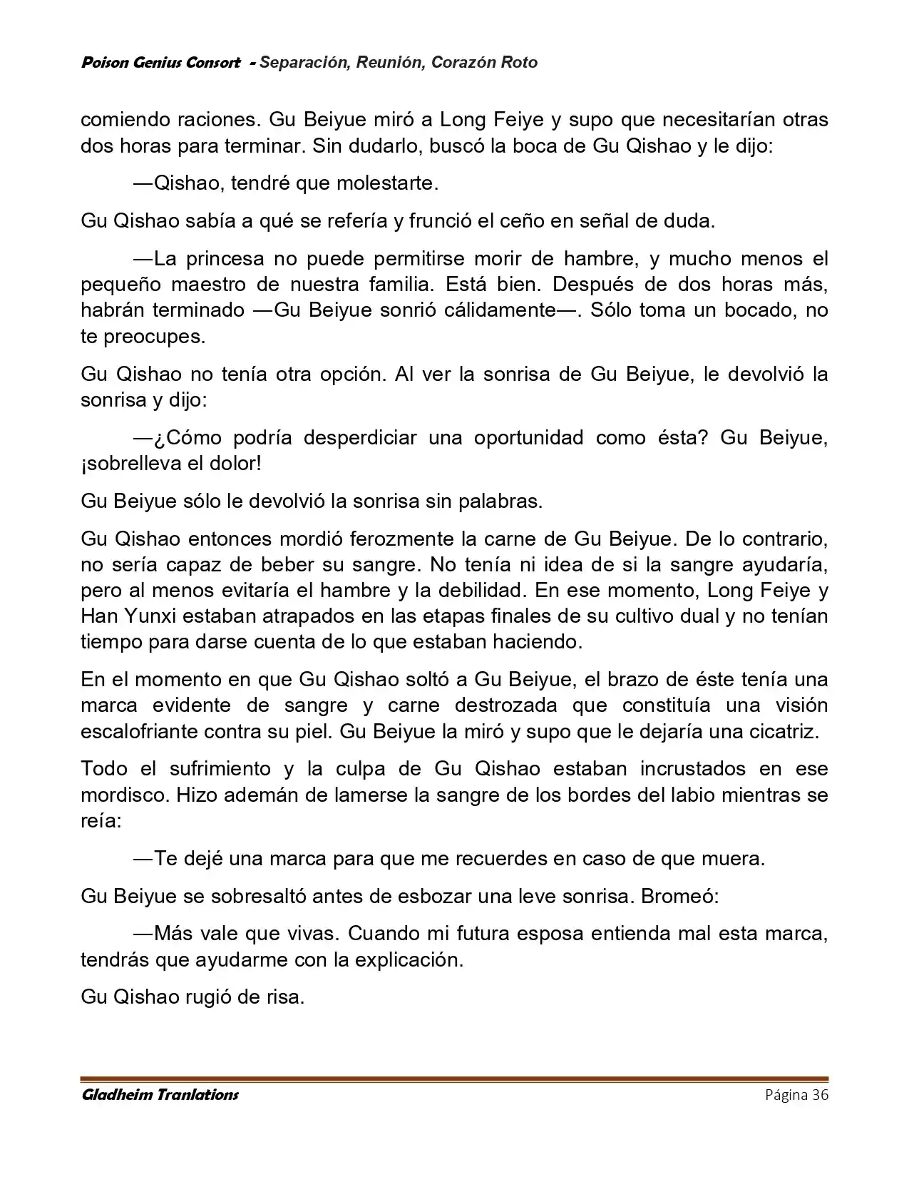 Poison Genious Consort (Novela) - Capítulo 428 - Página 36 - LectorTMOo