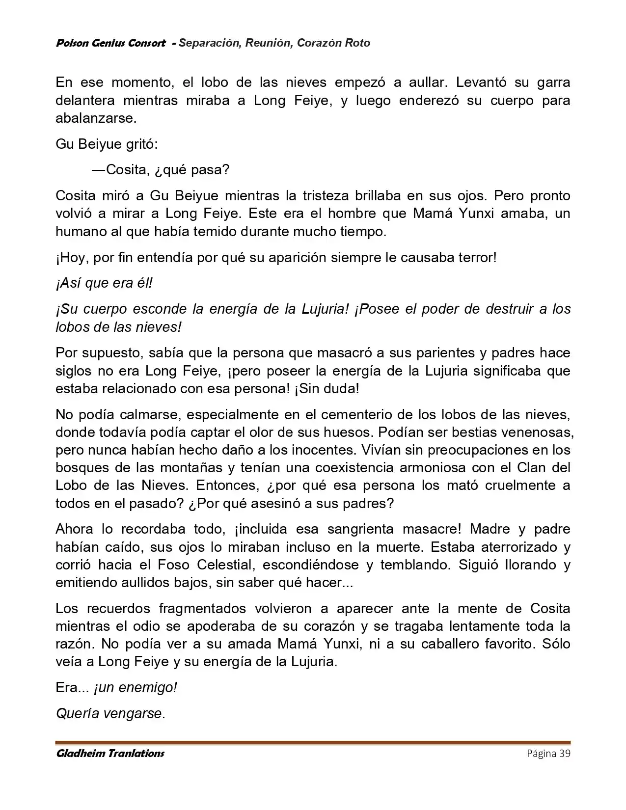 Poison Genious Consort (Novela) - Capítulo 428 - Página 39 - LectorTMOo