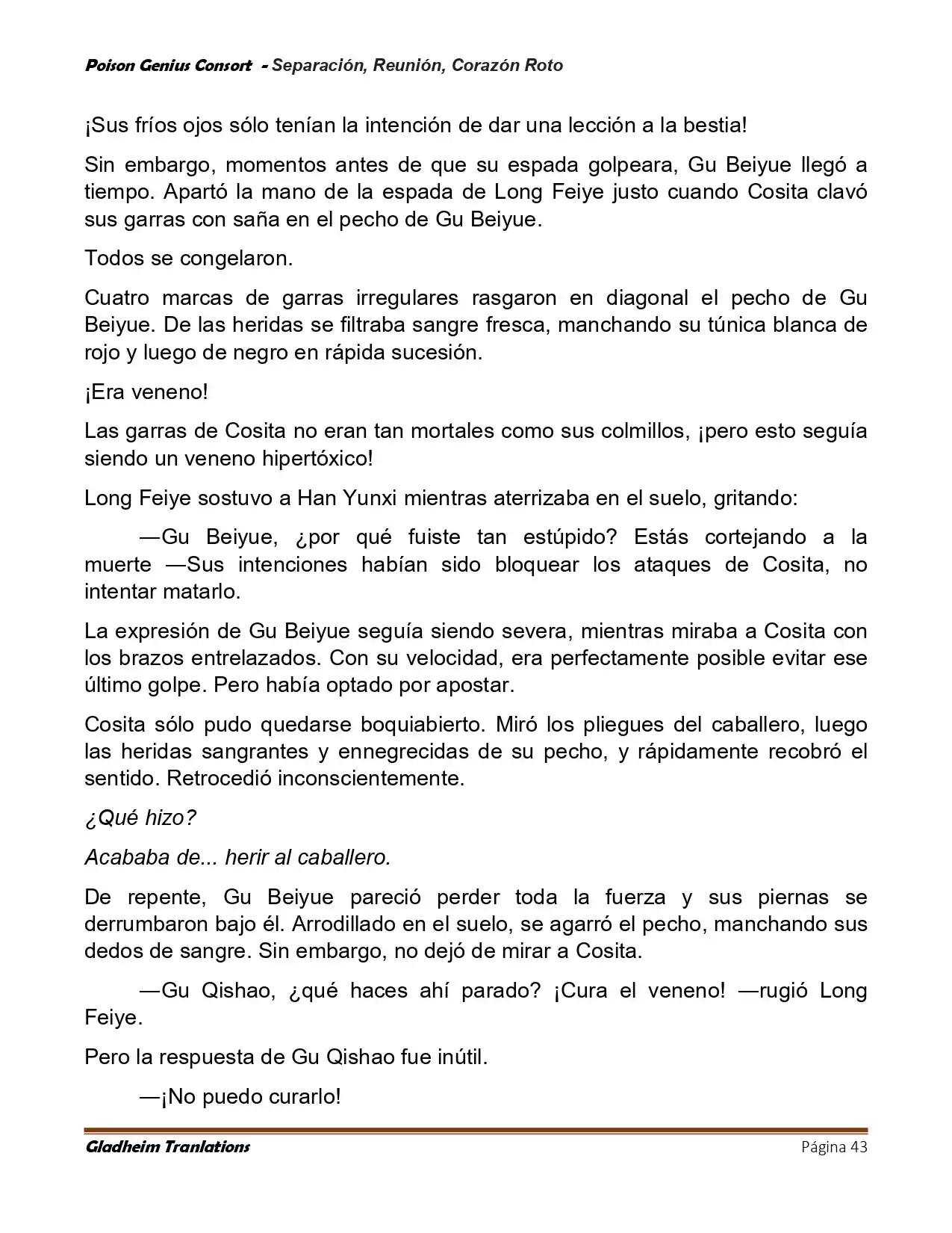 Poison Genious Consort (Novela) - Capítulo 428 - Página 43 - LectorTMOo